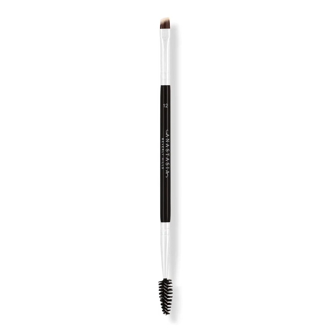Anastasia Beverly Hills Dual - Ended Firm Angled Eyebrow Brush #12