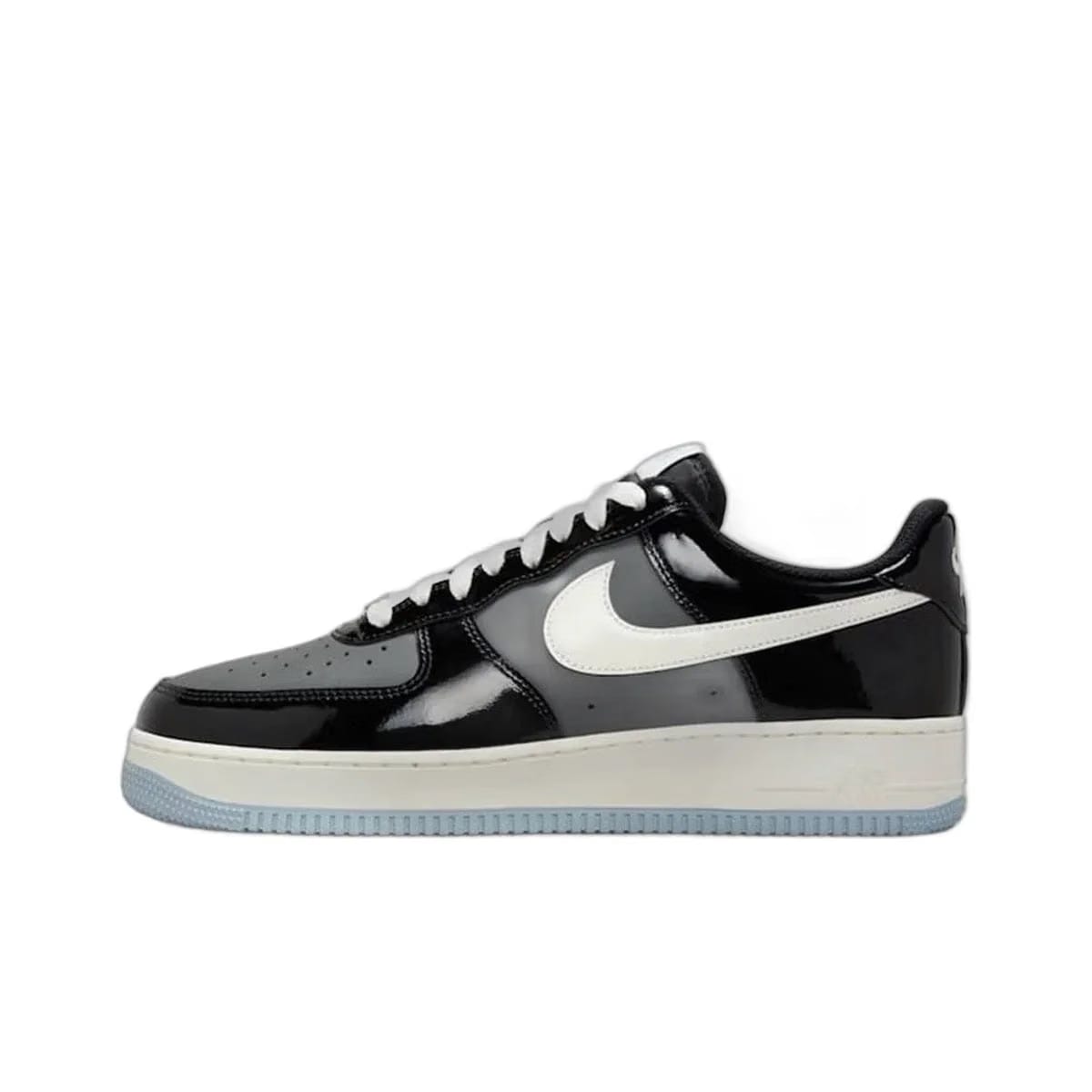 Nike Air Force 1 '07 Black Iron Grey Patent