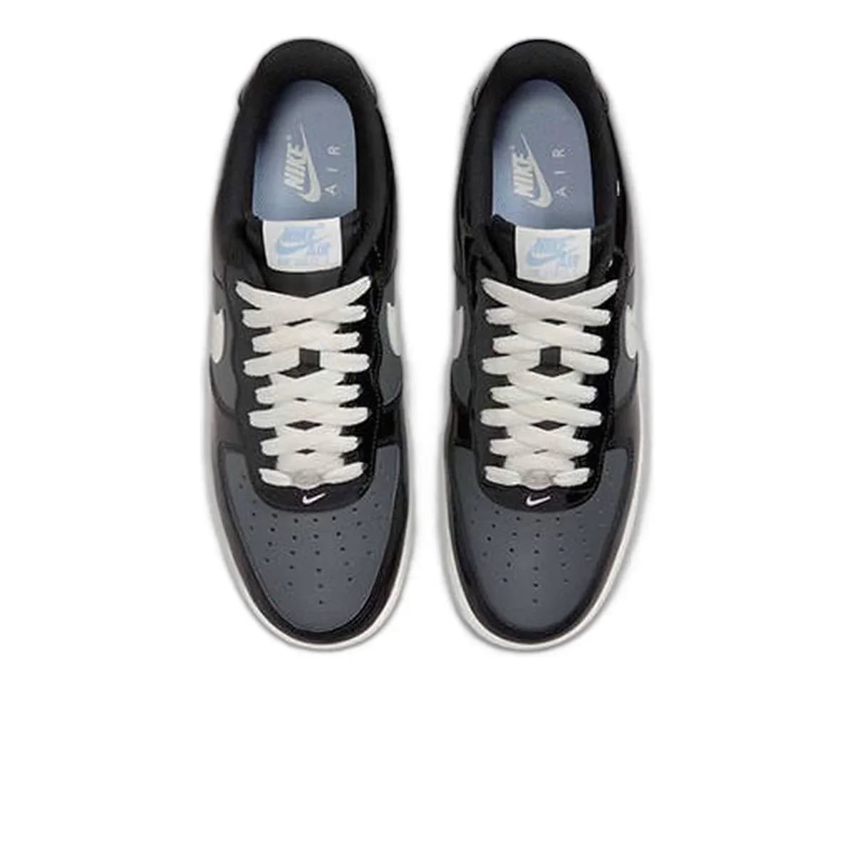 Nike Air Force 1 '07 Black Iron Grey Patent