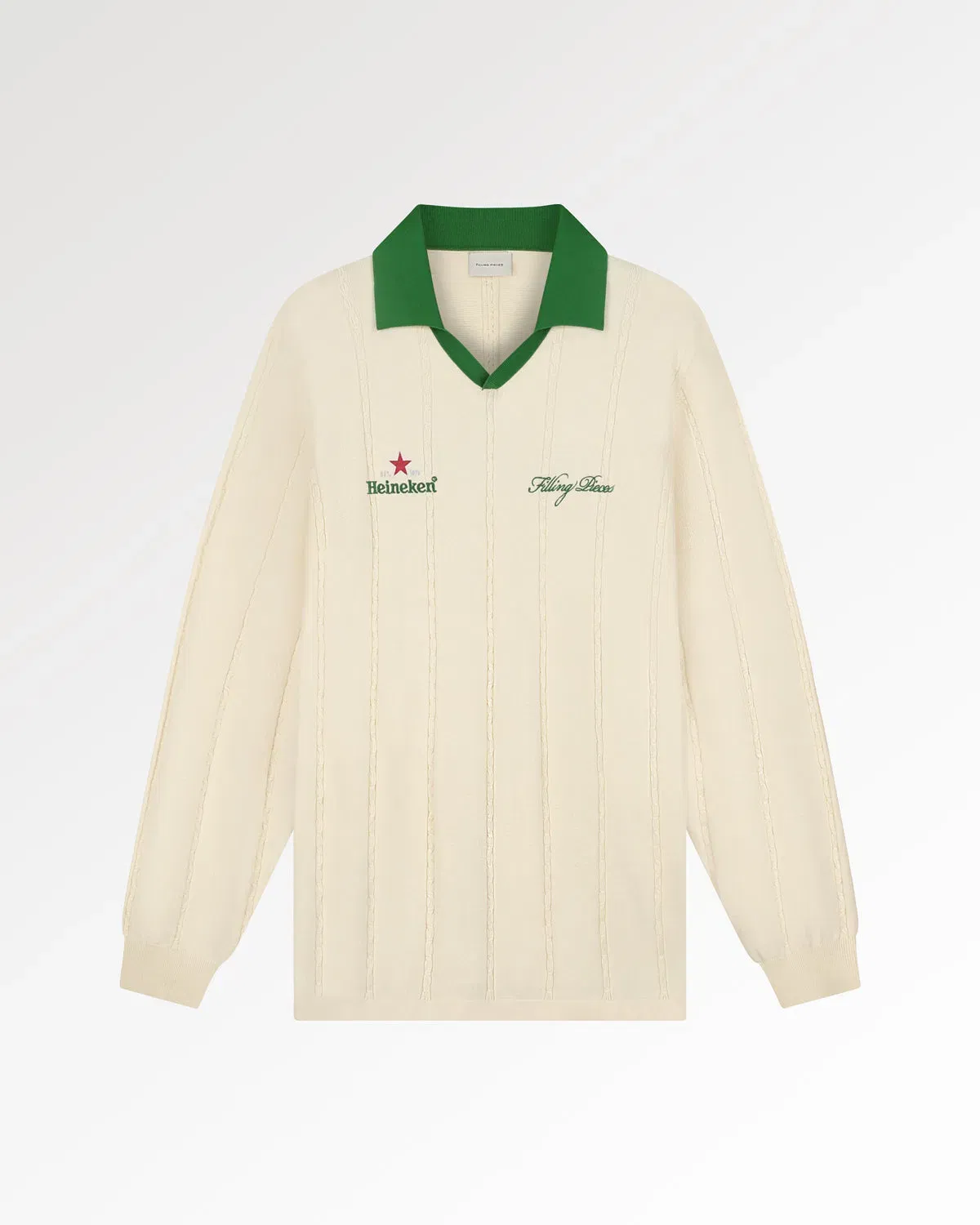 Trendmaven Knit Jersey Heineken Antique White