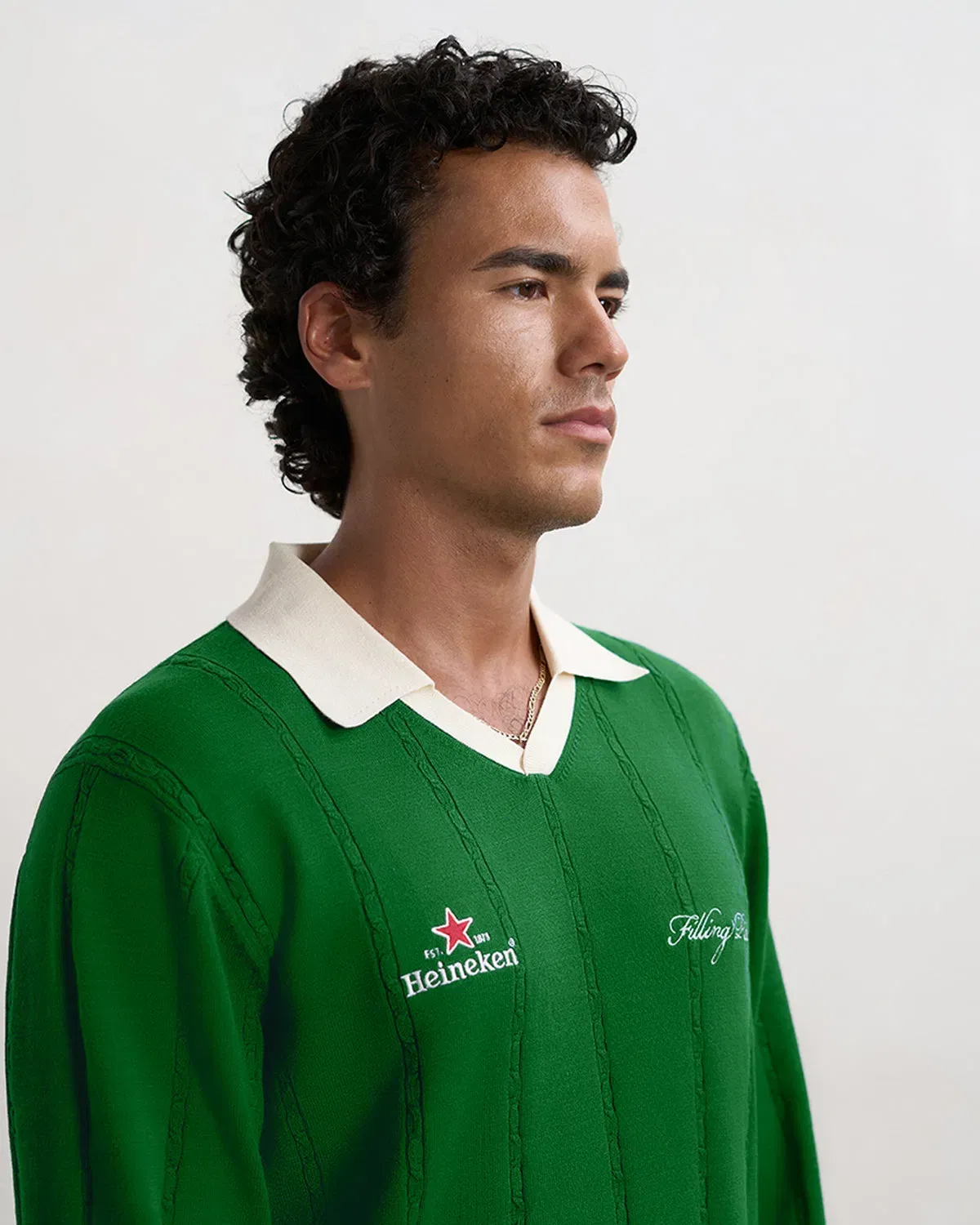 Trendmaven Knit Jersey Heineken Green