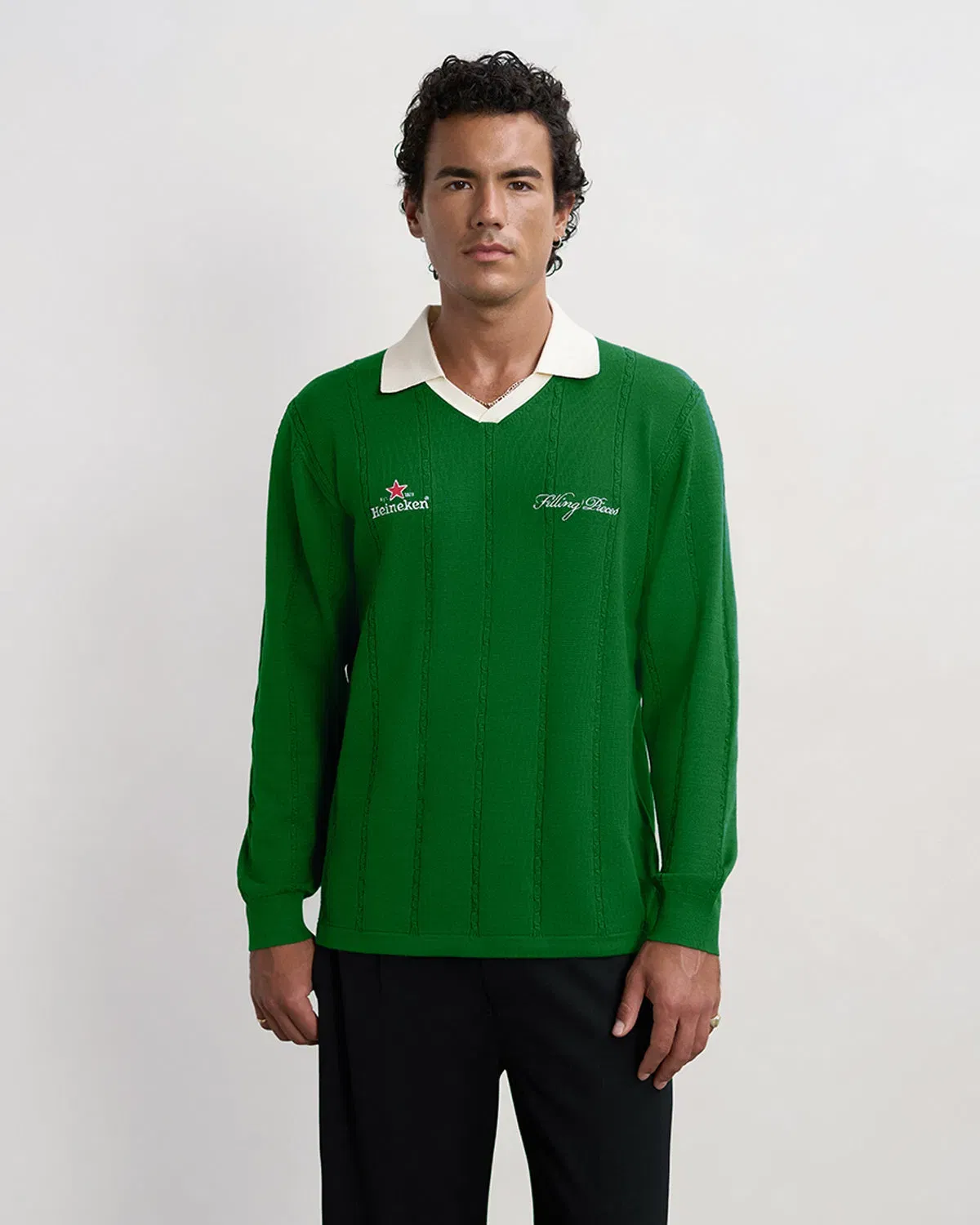 Trendmaven Knit Jersey Heineken Green
