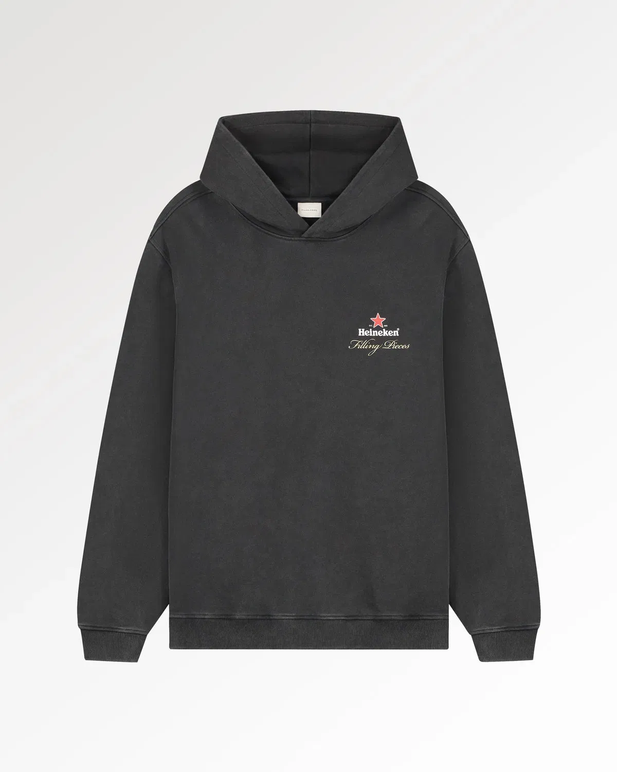 Trendmaven Hoodie Heineken Logo Vintage Black