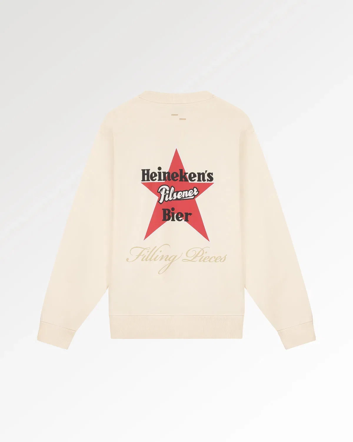 Trendmaven Sweatshirt Heineken Vintage Logo Antique White