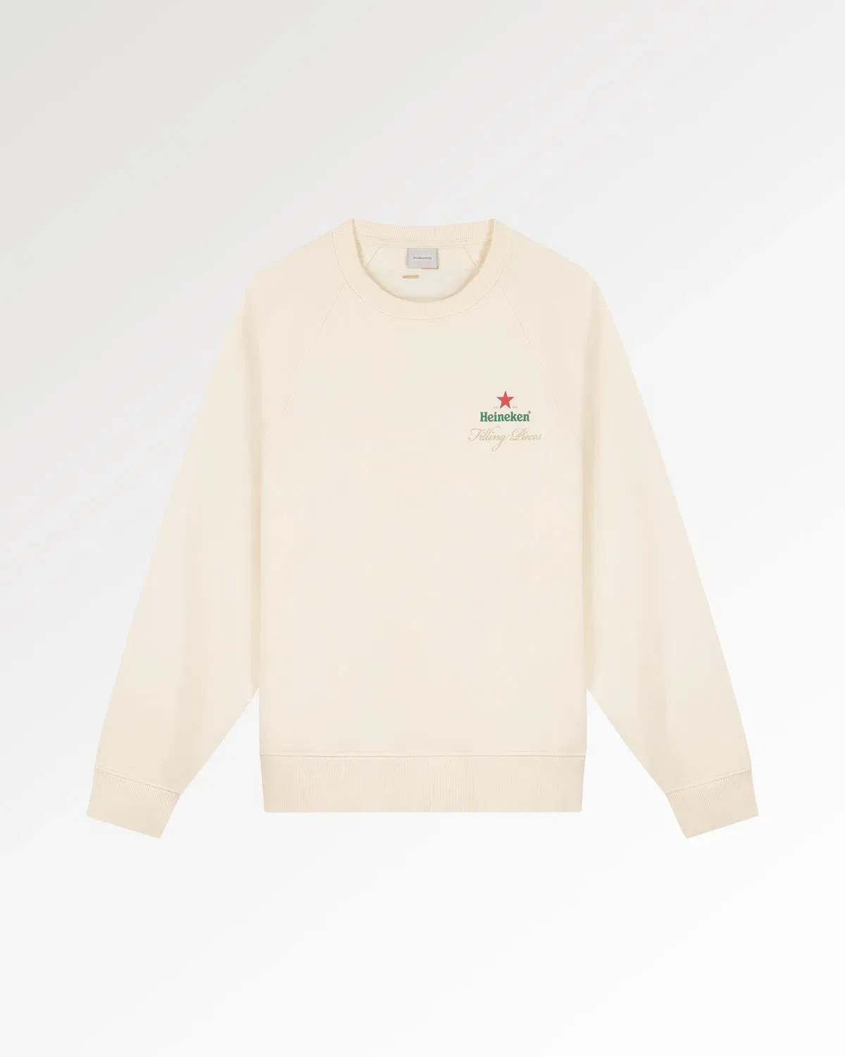 Trendmaven Sweatshirt Heineken Logo Antique White