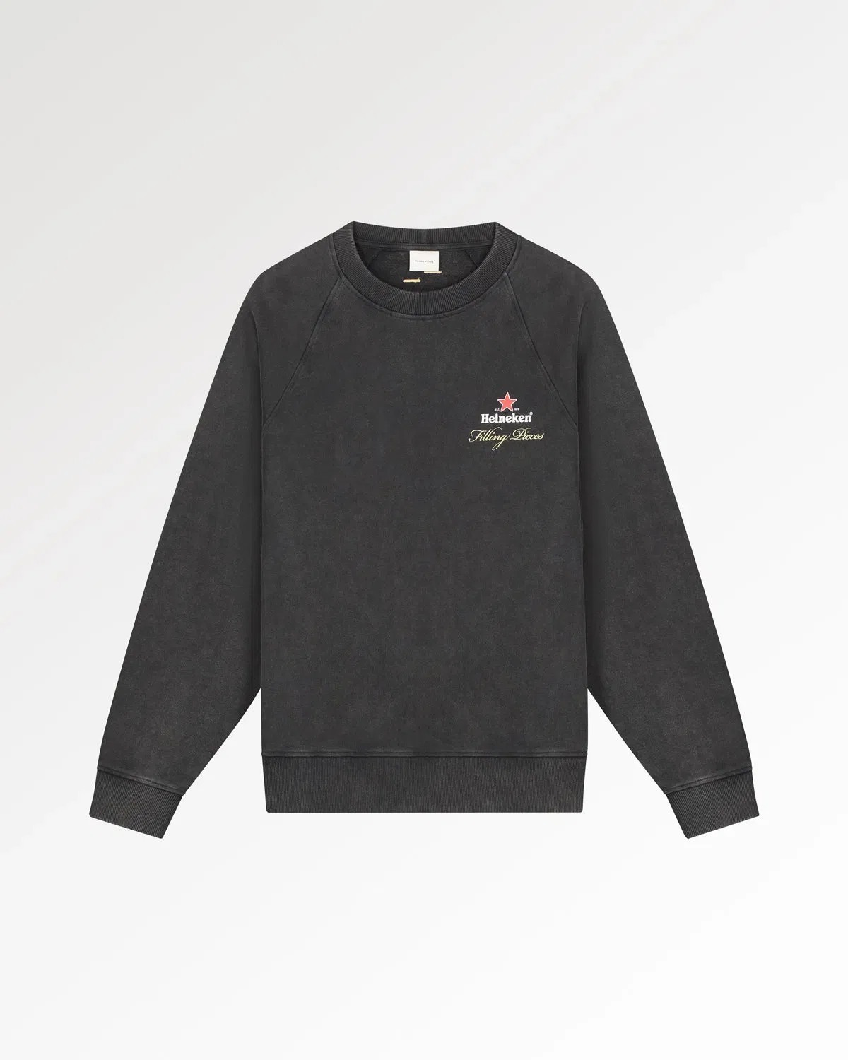 Trendmaven Sweatshirt Heineken Logo Vintage Black