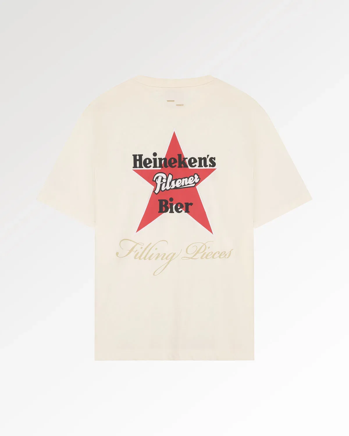 Trendmaven T-shirt Boxy Heineken Vintage Logo Antique White