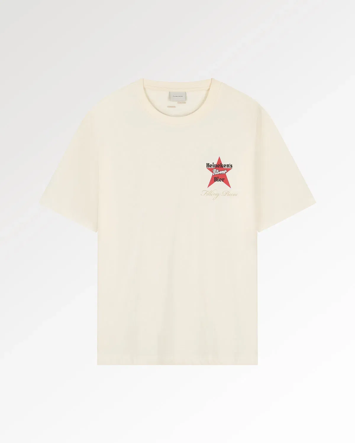 Trendmaven T-shirt Boxy Heineken Vintage Logo Antique White