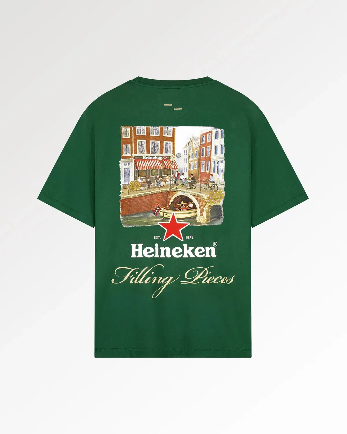 Trendmaven T-shirt Heineken Cafe Green