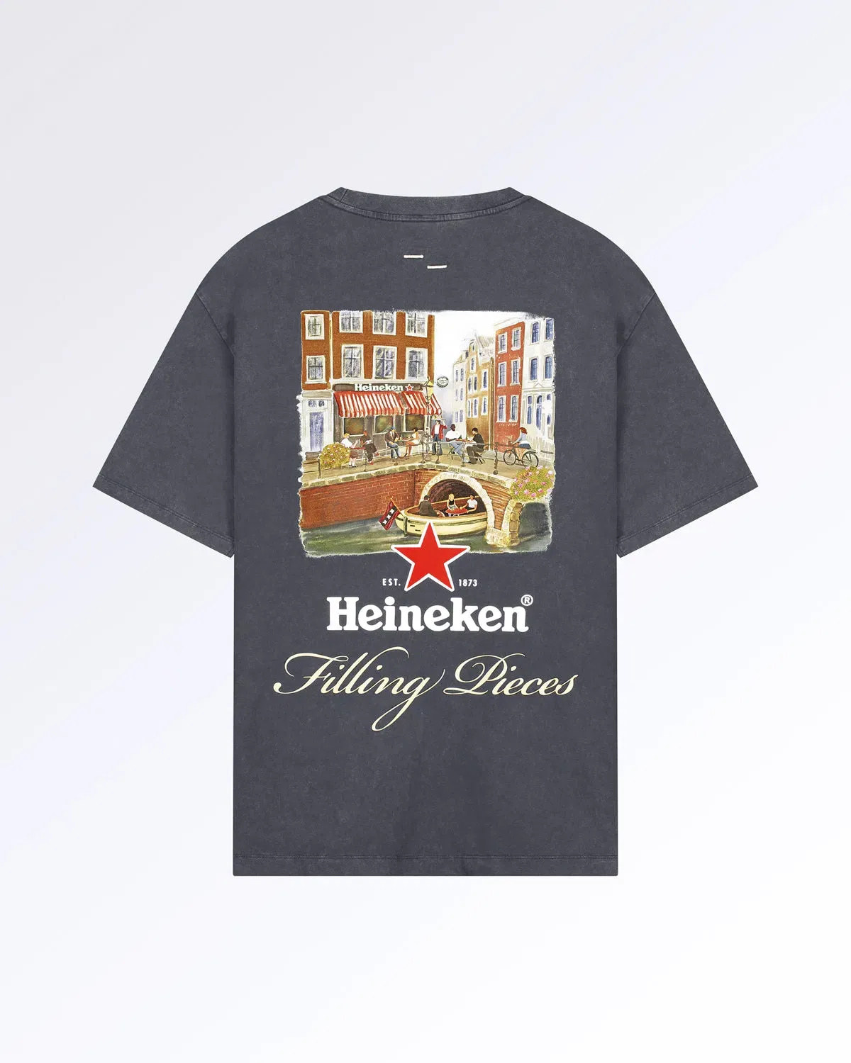 Trendmaven T-shirt Heineken Cafe Vintage Black