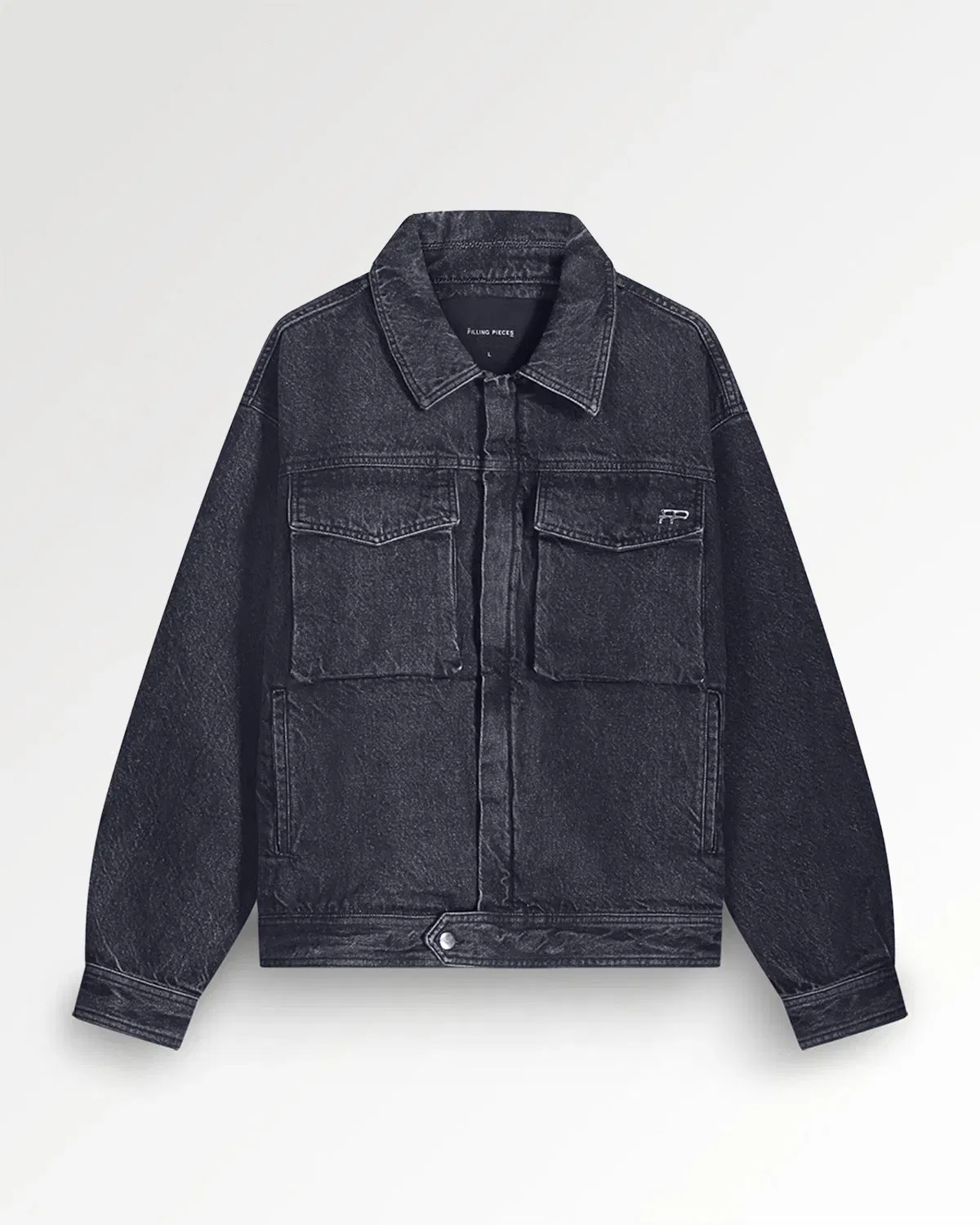Trend Maven Denim Jacket Washed Black