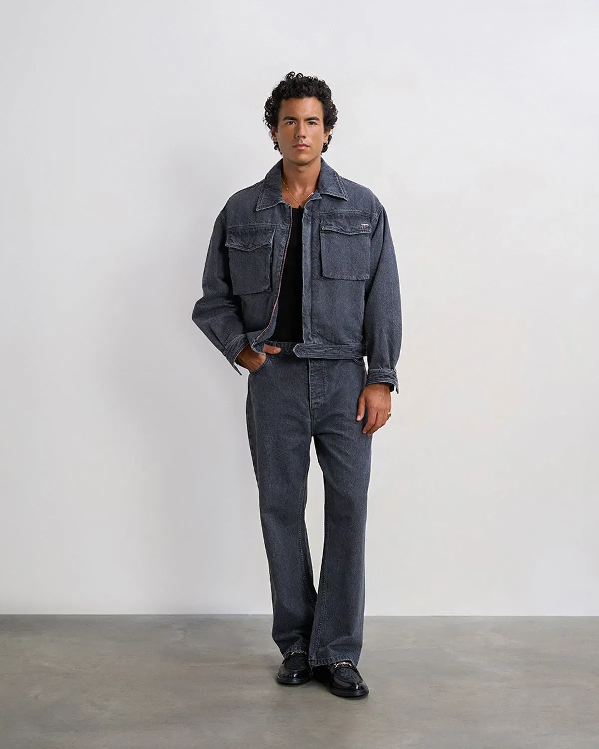 Trend Maven Denim Pants Washed Black