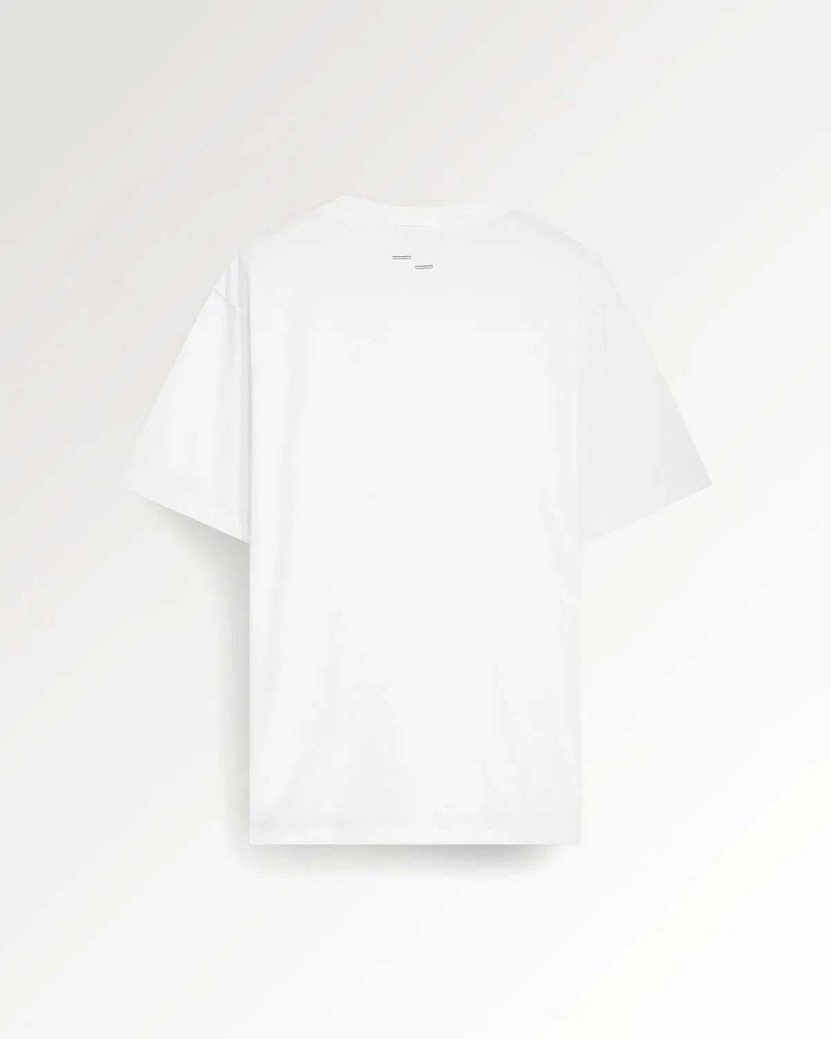 Conventional T-shirt Embroidered Knot White