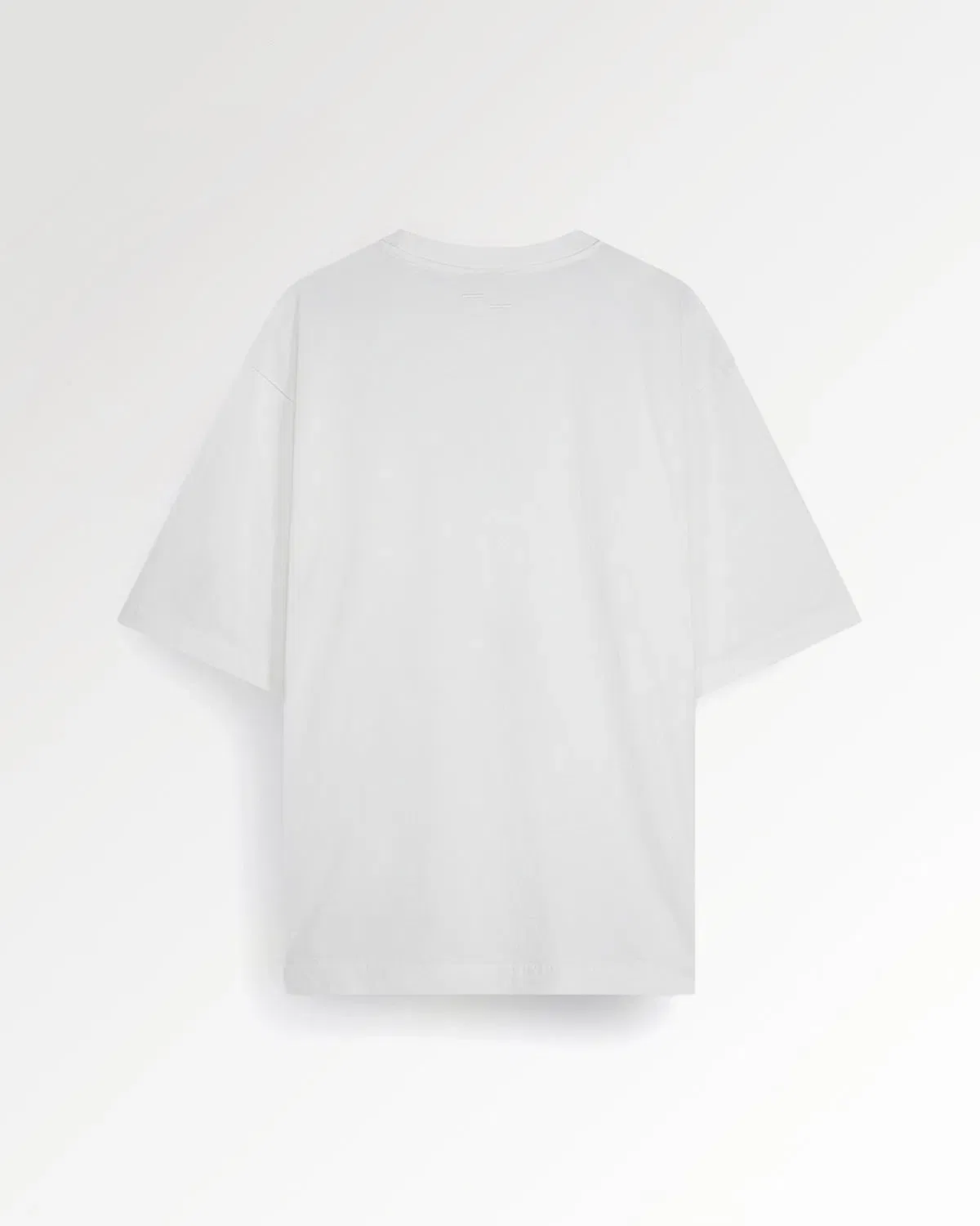 Conventional T-shirt Boxy Embroidered White