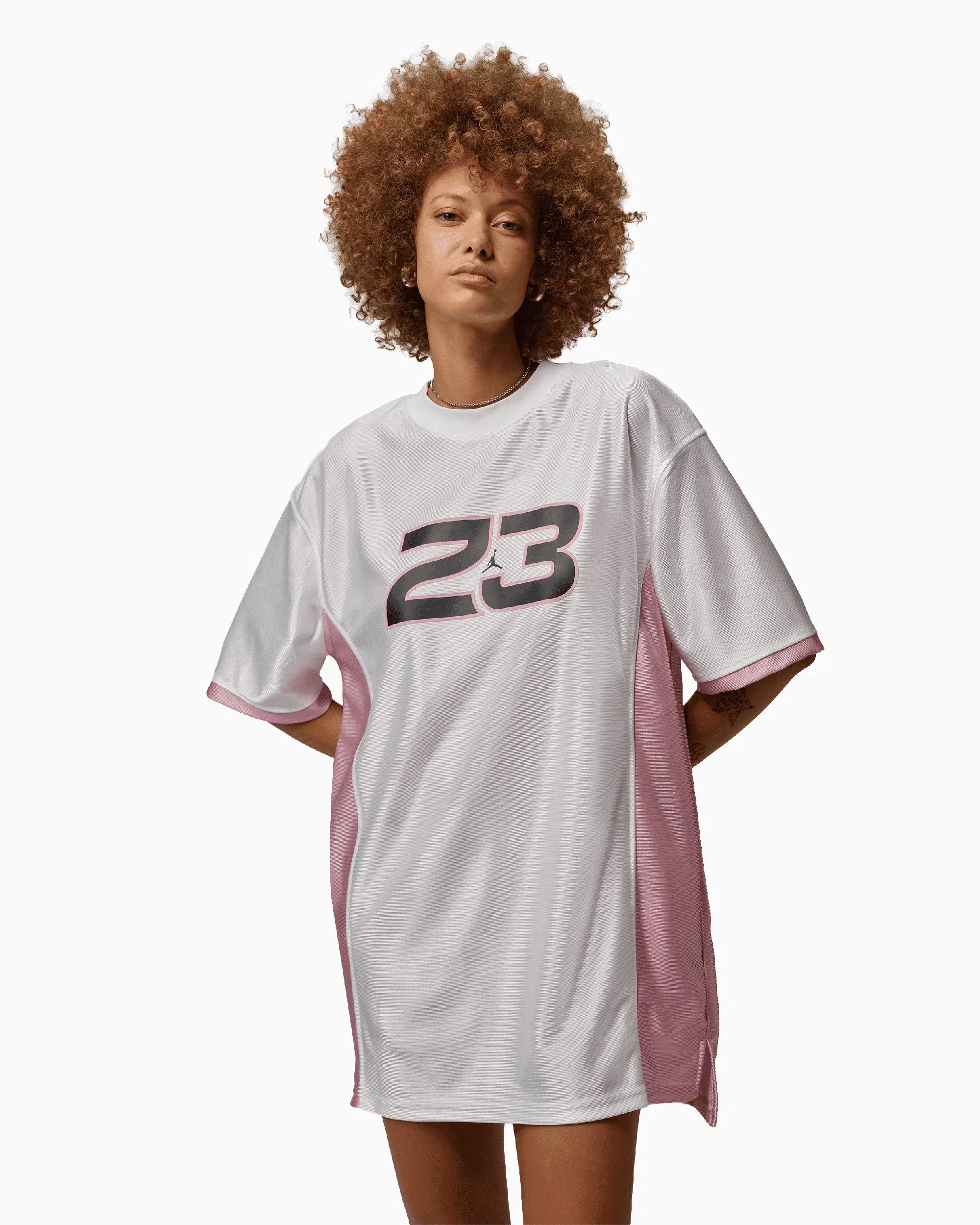 Air Jordan Vestido corto con logo Relaxed Jordan Jersey para mujer