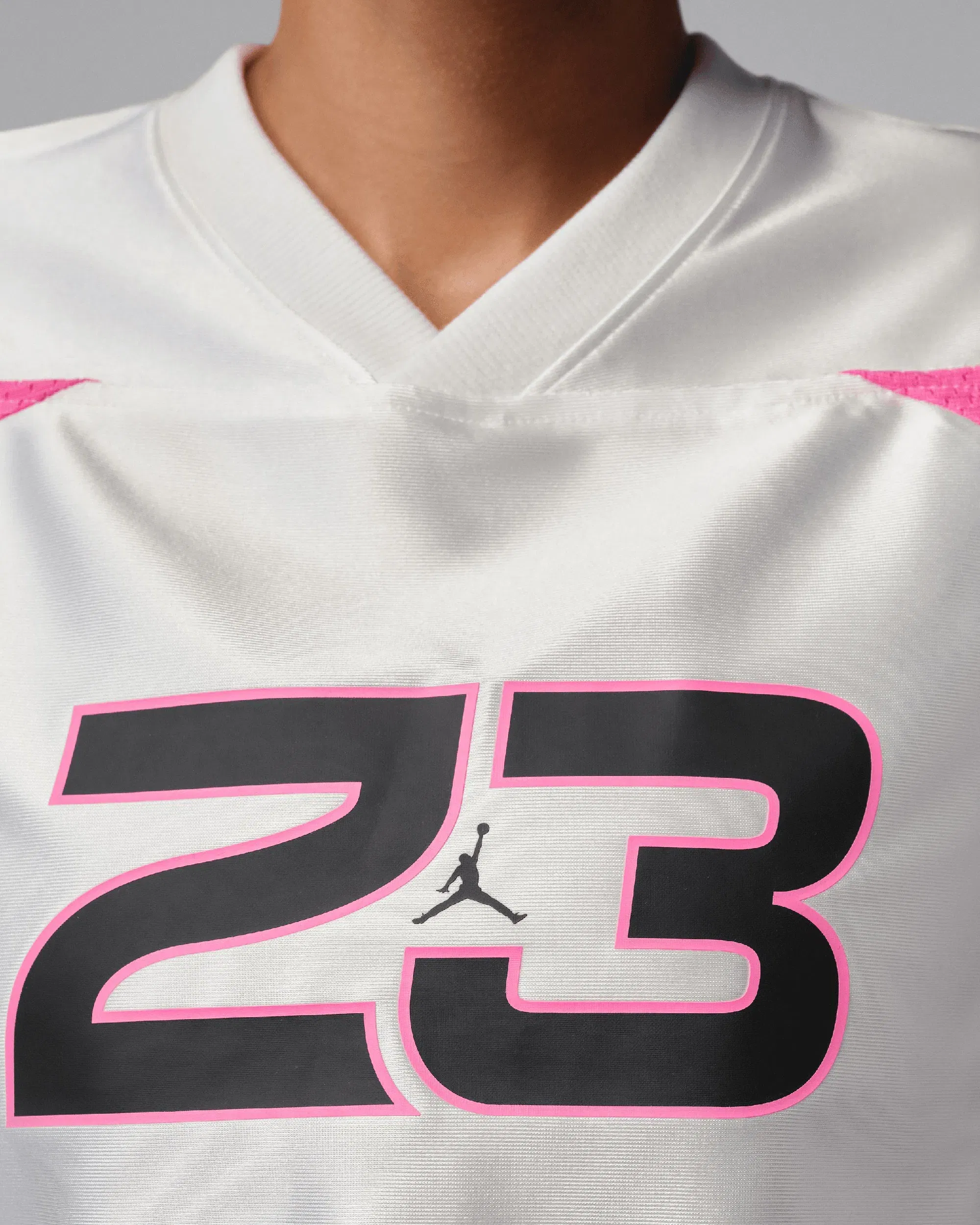Air Jordan Jersey T-Shirt con logo Crop Jordan Flight para mujer