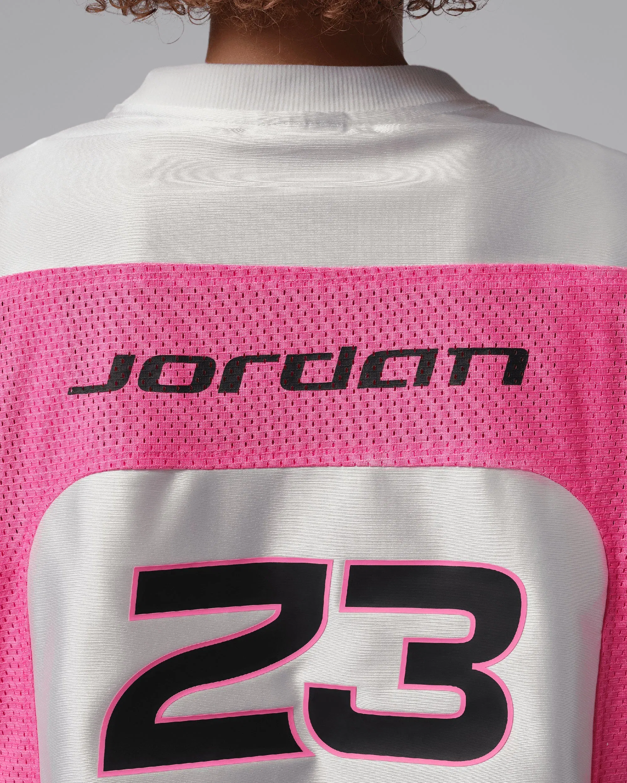Air Jordan Jersey T-Shirt con logo Crop Jordan Flight para mujer