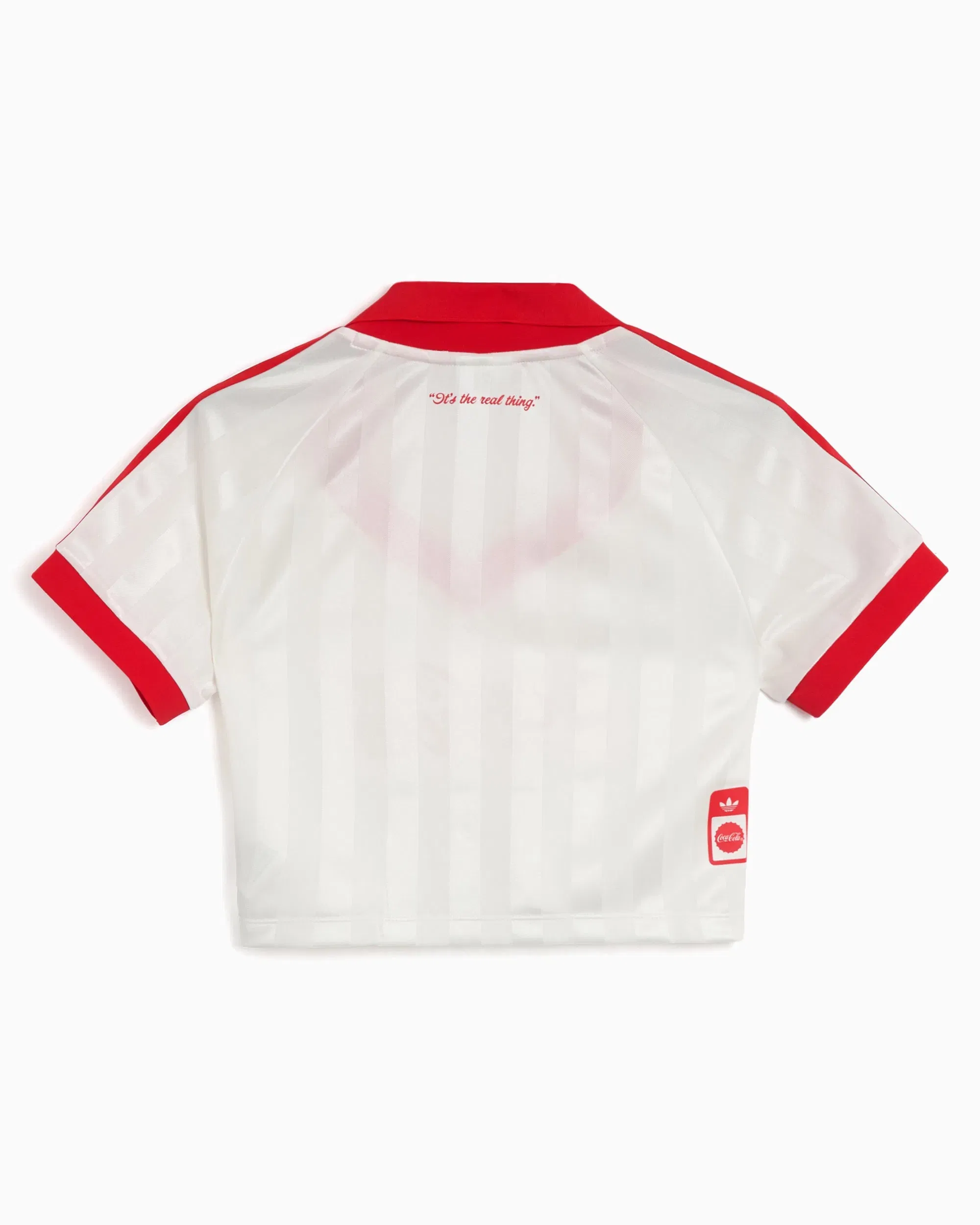 adidas Jersey T-Shirt con logo Crop adidas Originals x Coca-Cola para mujer