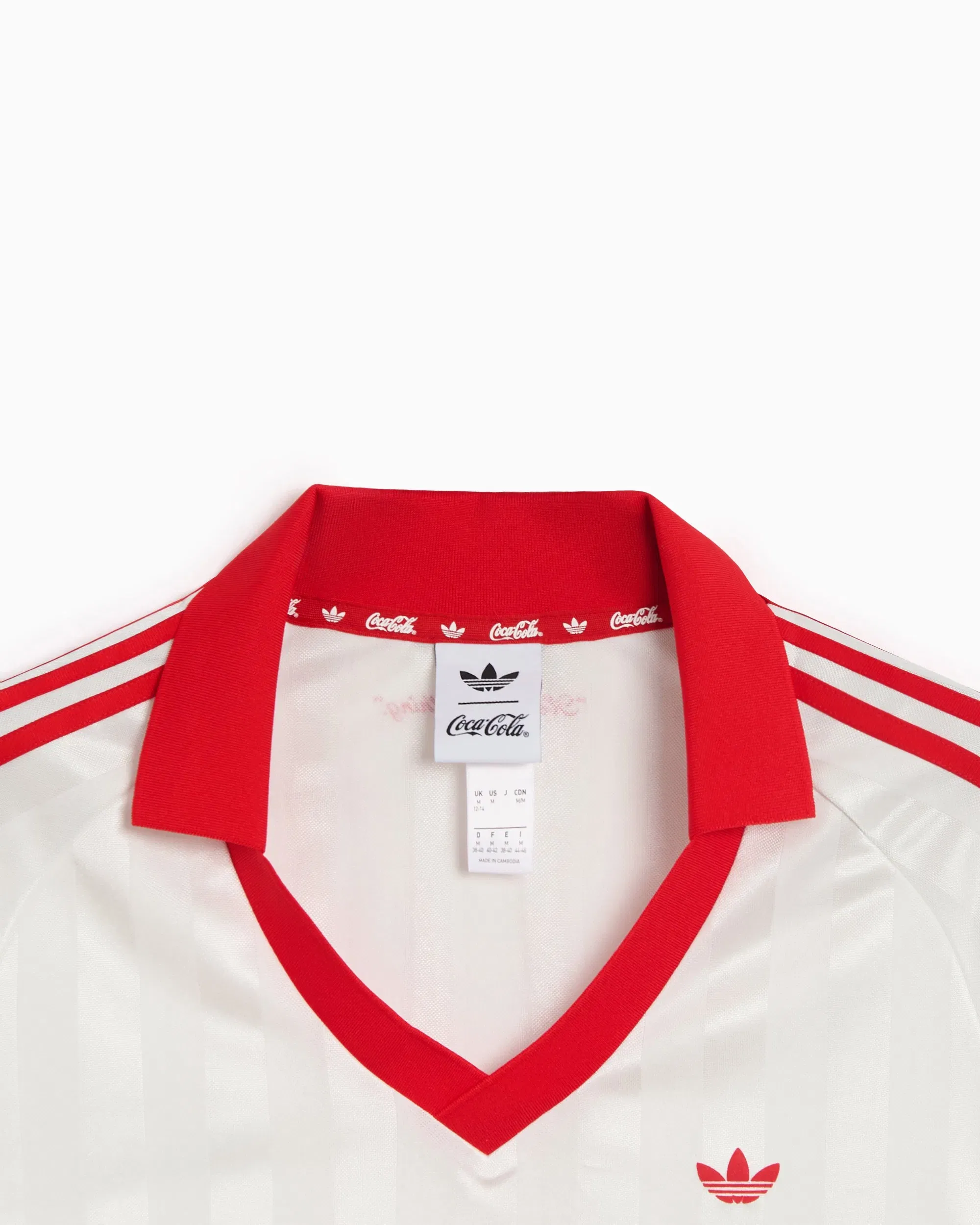 adidas Jersey T-Shirt con logo Crop adidas Originals x Coca-Cola para mujer