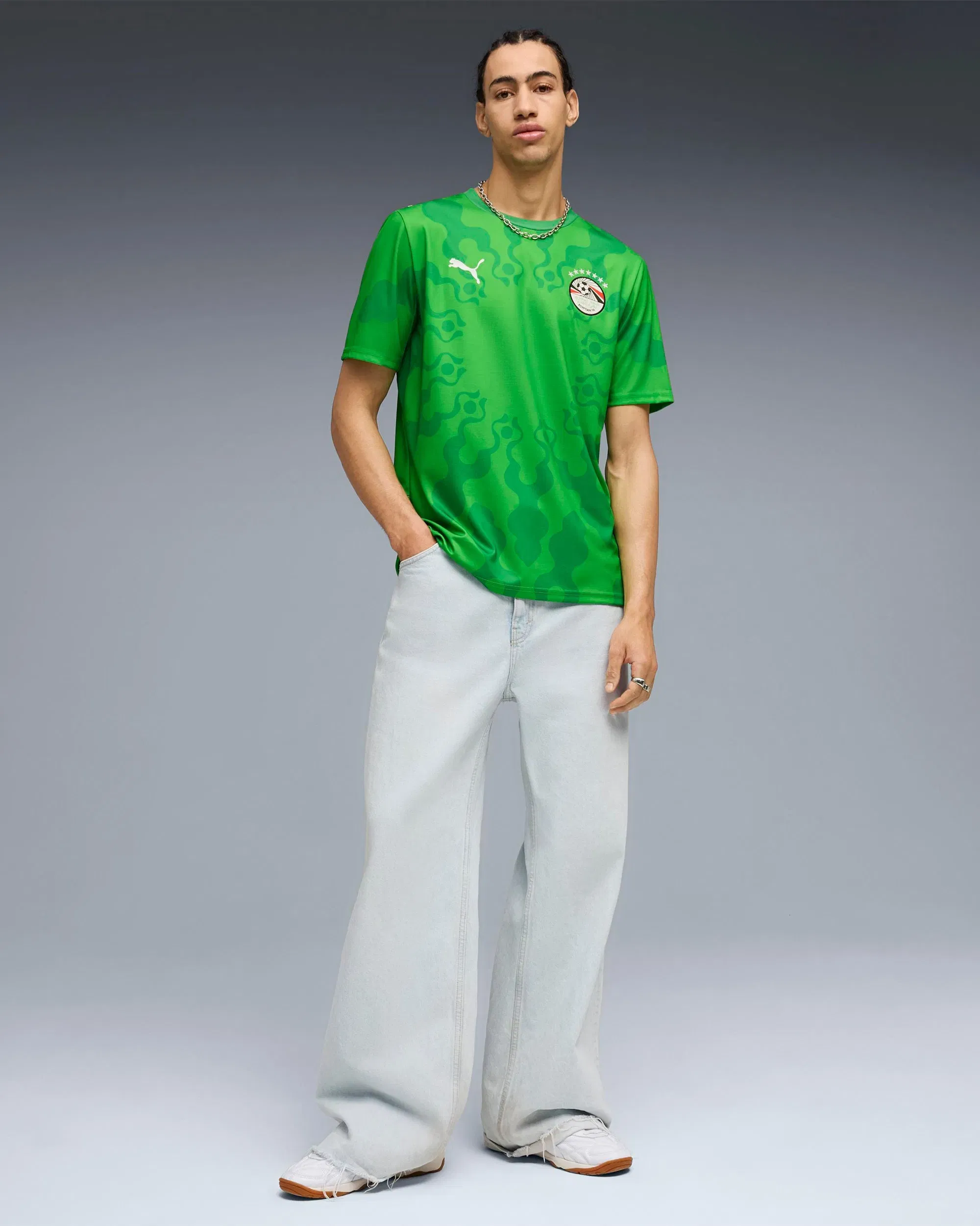 Puma Jersey T-Shirt con logo Puma x Salehe Bembury x Egypt Goalkeeper para hombre