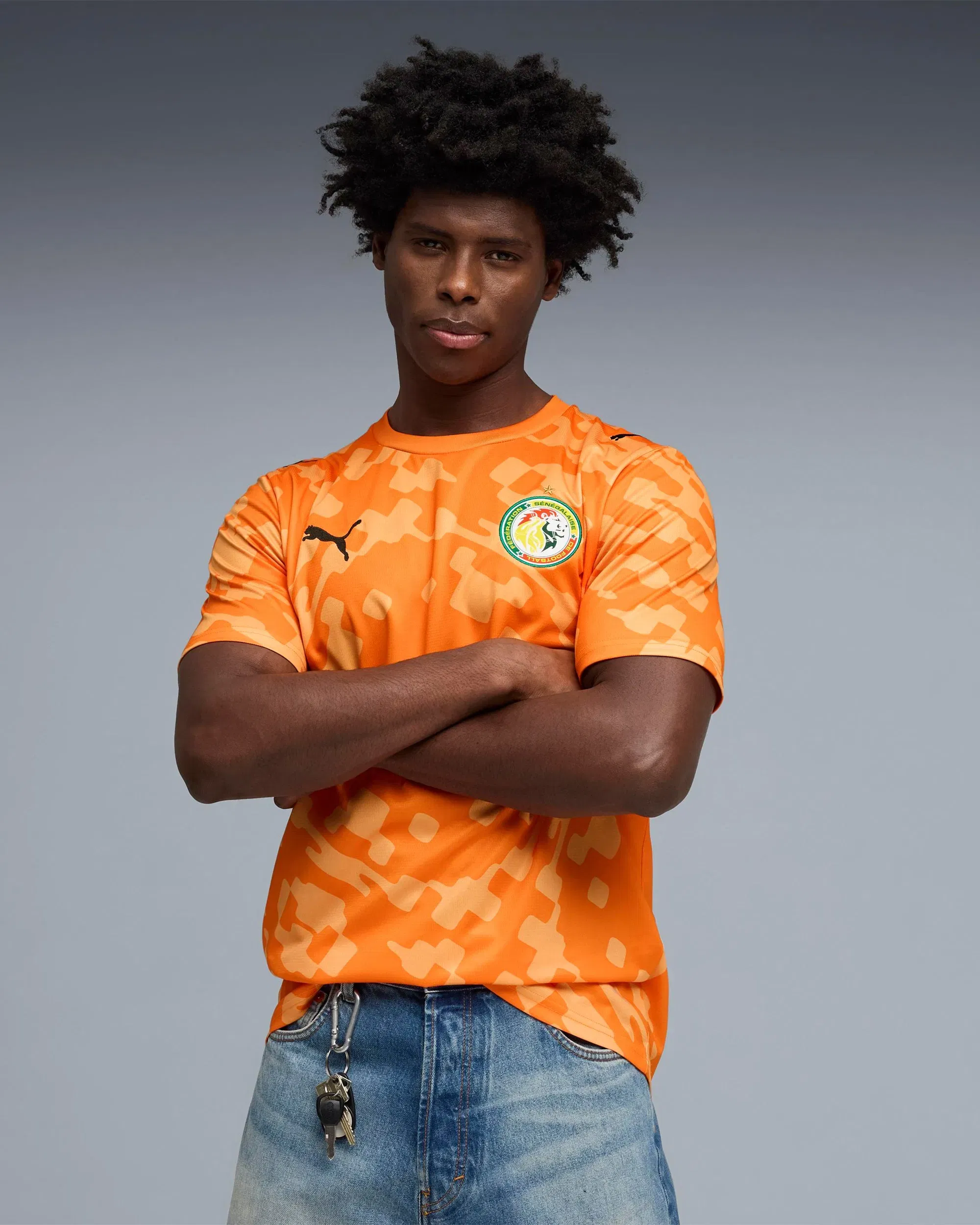 Puma Jersey T-Shirt con logo Puma x Salehe Bembury x Senegal Goalkeepers para hombre