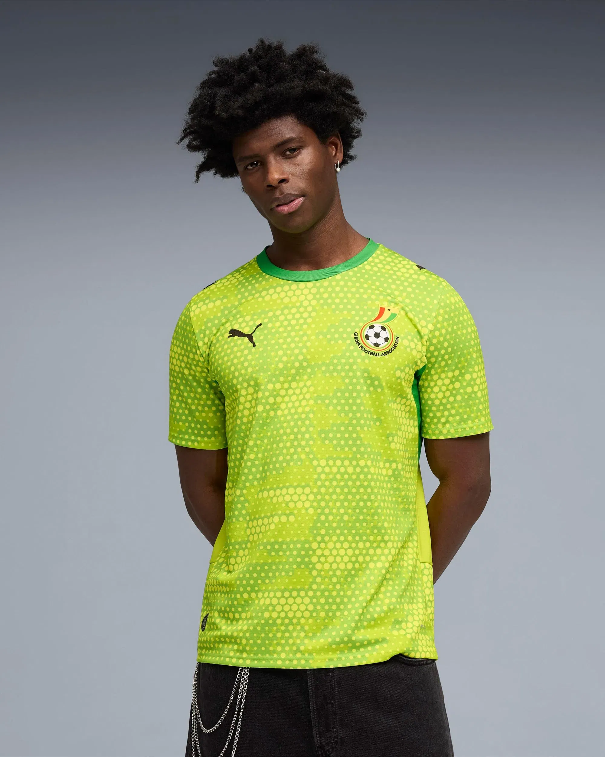 Puma Jersey T-Shirt con logo Puma x Salehe Bembury x Ghana Goalkeeper para hombre
