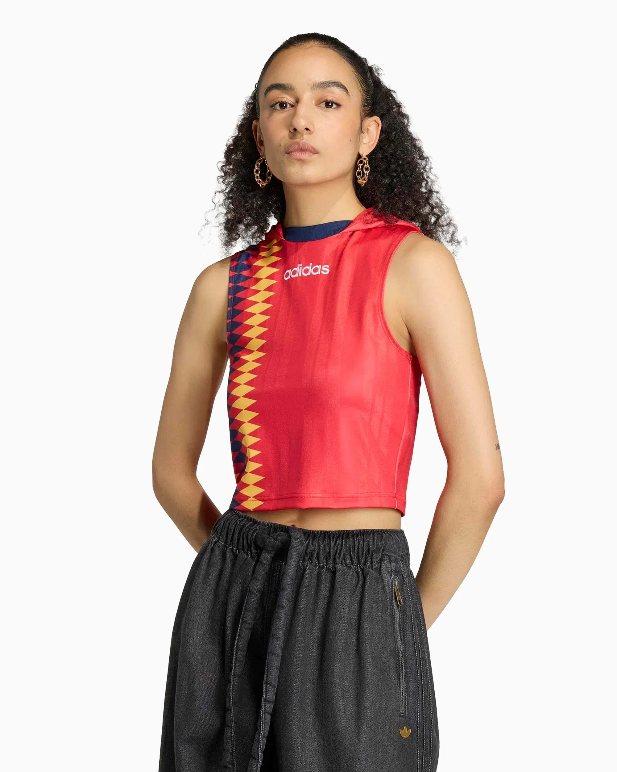 adidas Tank Top Crop adidas Originals Spain Reconstructed Bringback para mujer