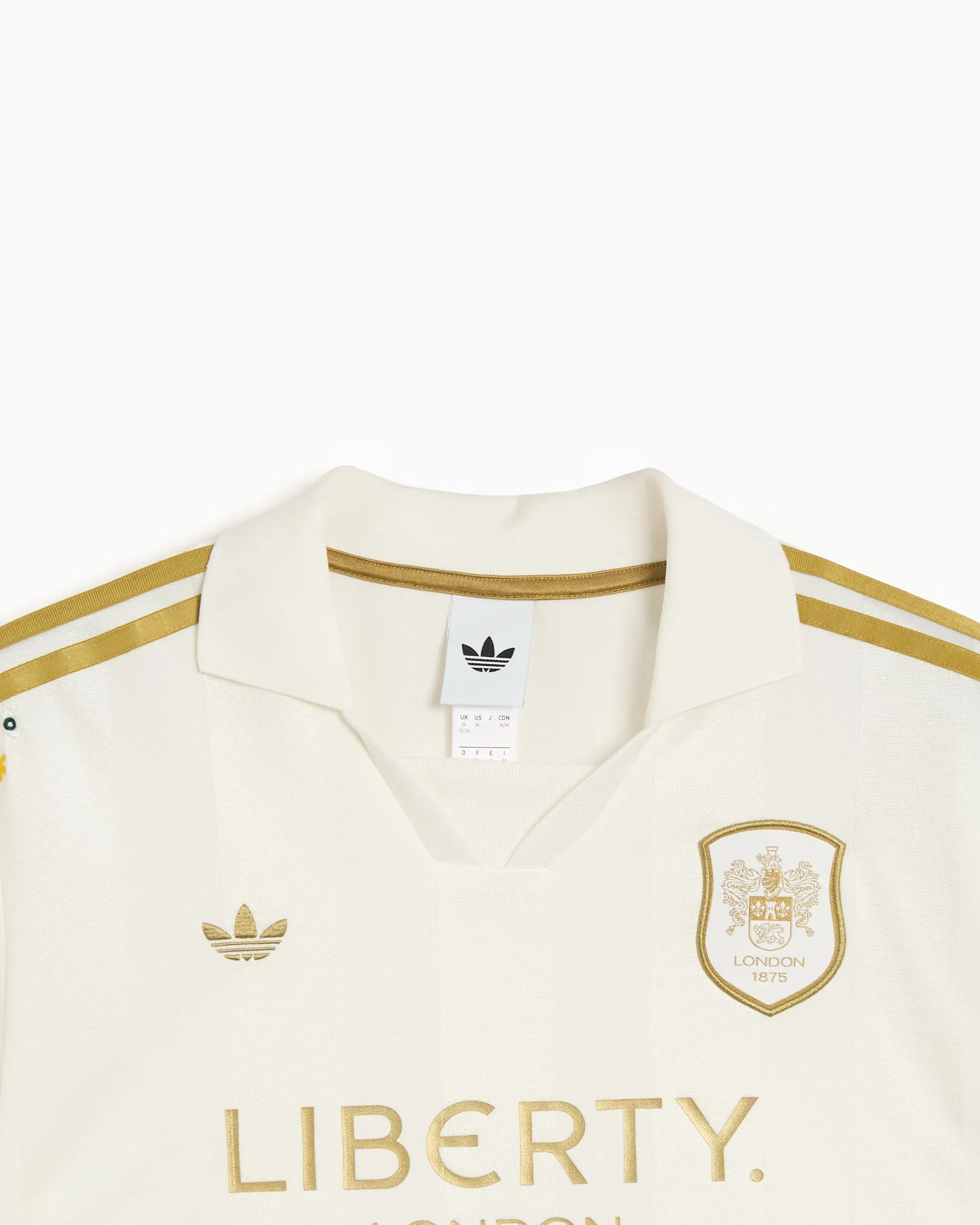adidas Jersey T-Shirt con logo Relaxed adidas Originals x Liberty London para mujer