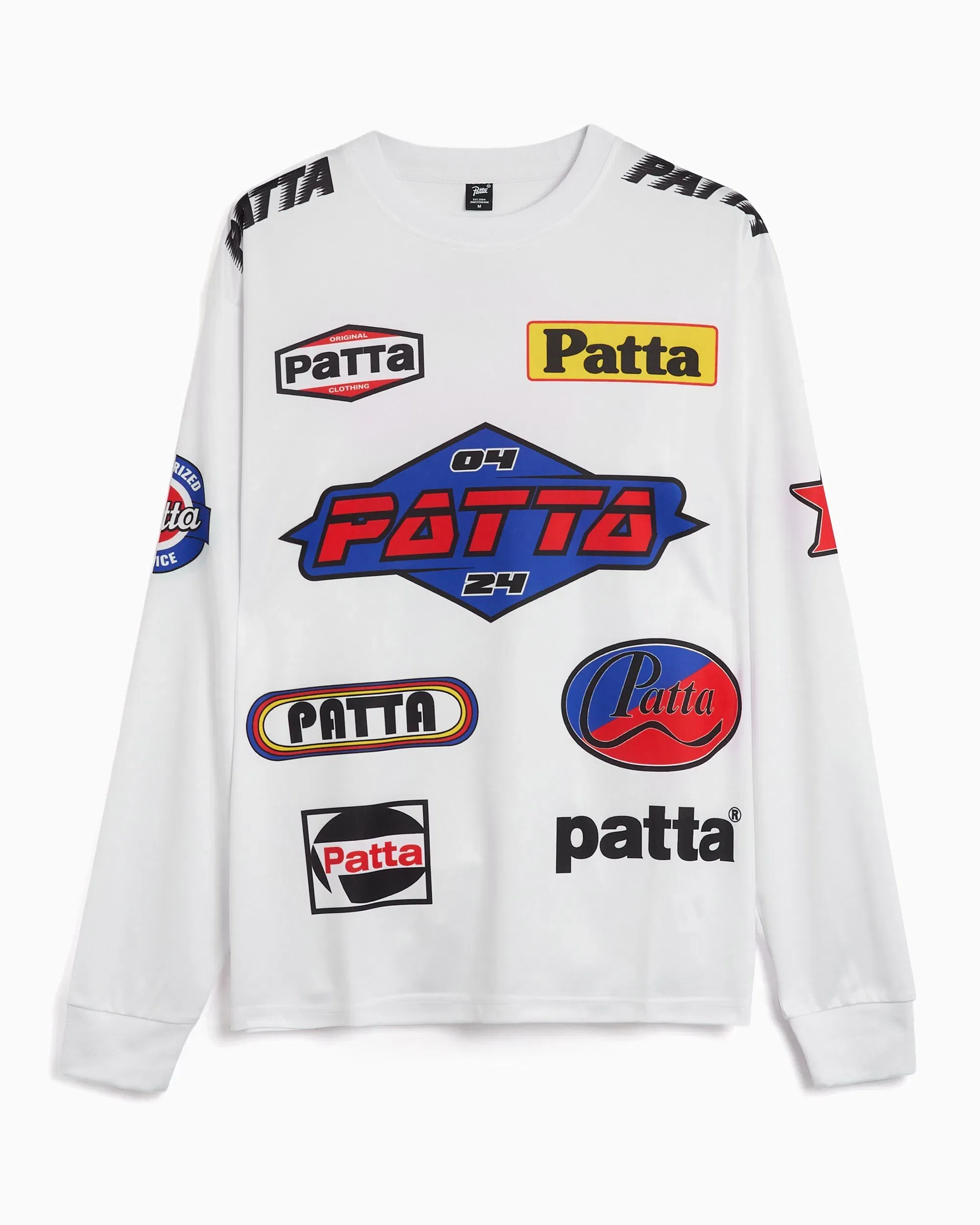 PATTA Camiseta con gráfico de manga larga Patta Sponsor Jersey para hombre