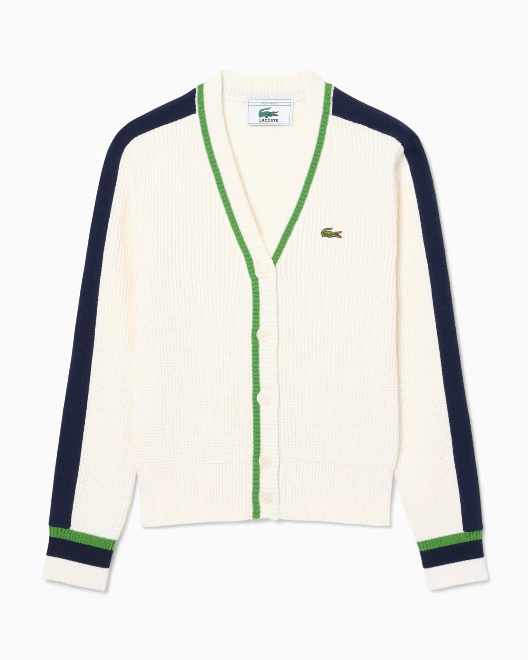 Lacoste Cardigan con logo Slim Lacoste Re-edition para mujer
