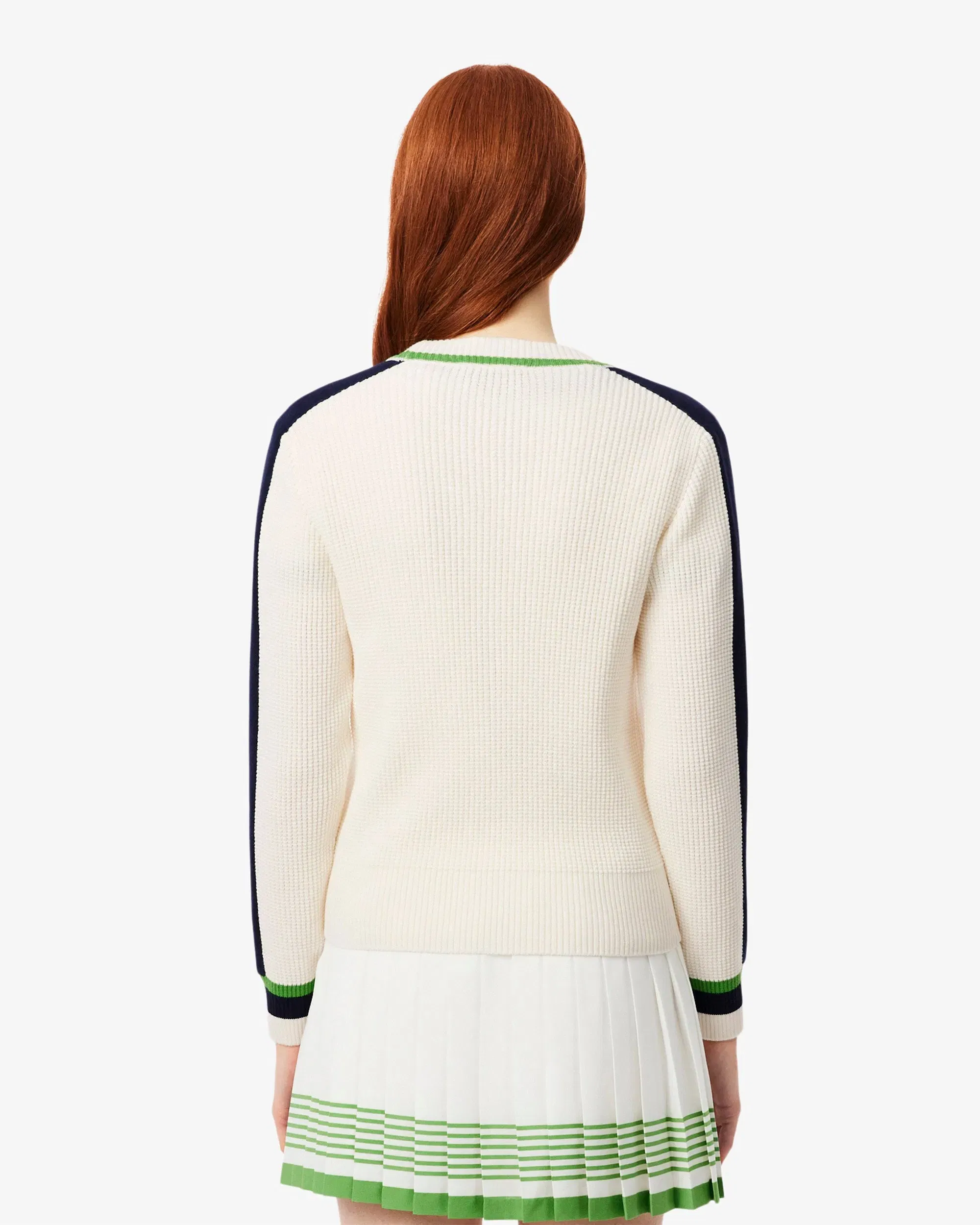 Lacoste Cardigan con logo Slim Lacoste Re-edition para mujer