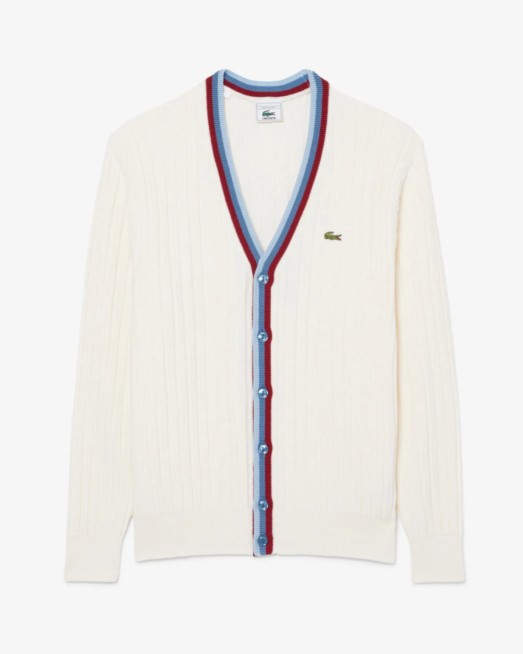 Lacoste Cardigan con logo Lacoste Re-edition para hombre