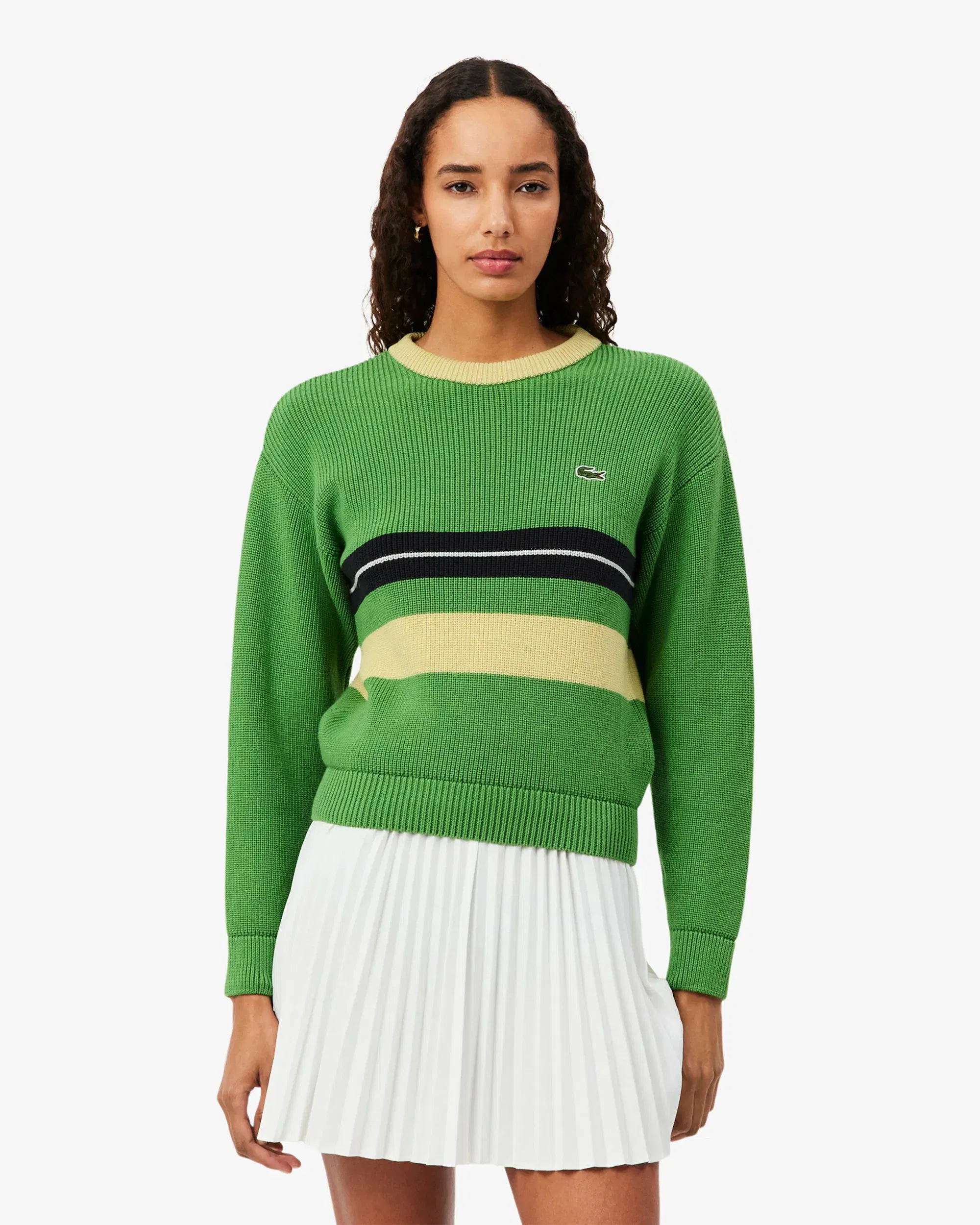 Lacoste Jersey con logo Relaxed Lacoste Re-edition para mujer