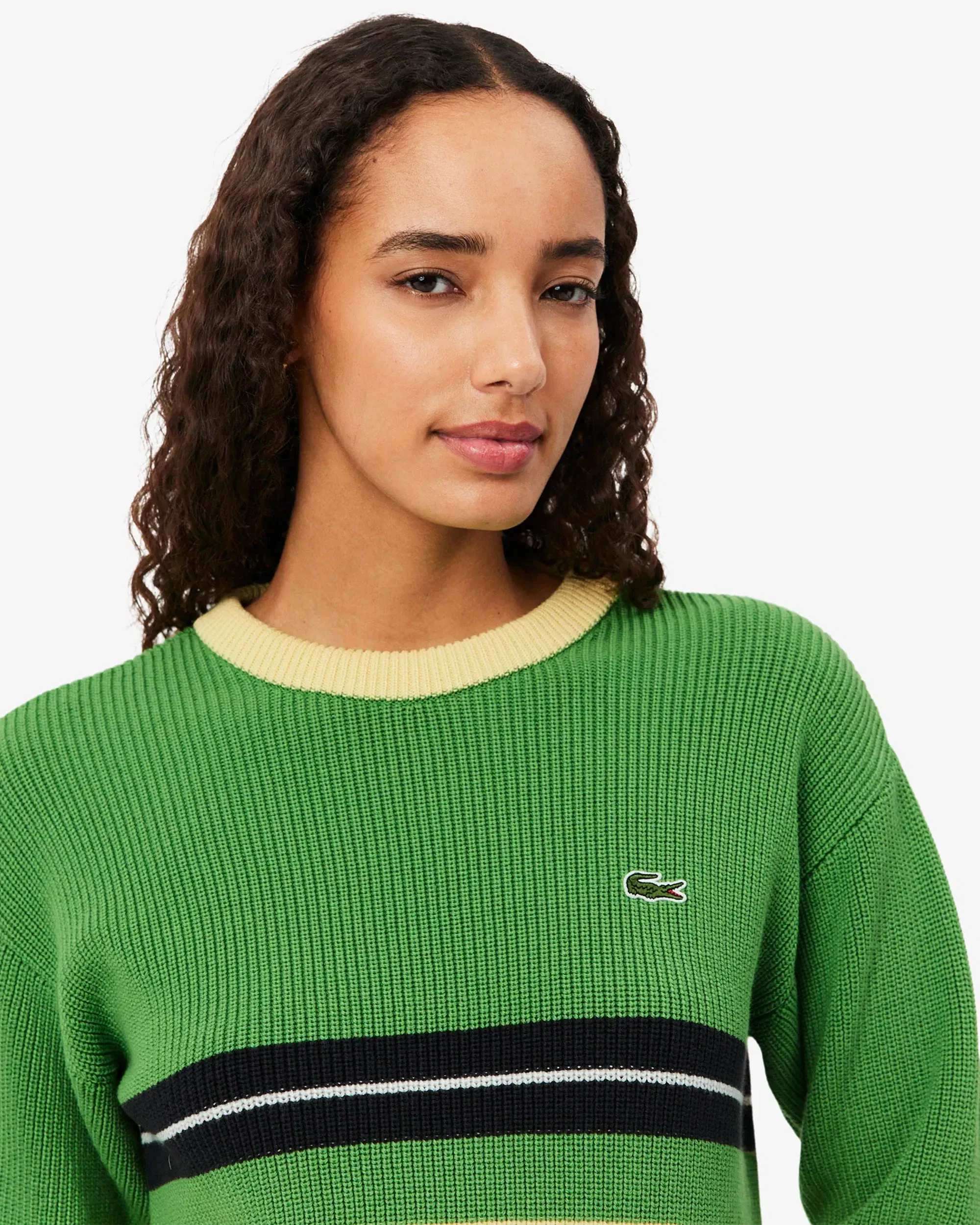 Lacoste Jersey con logo Relaxed Lacoste Re-edition para mujer