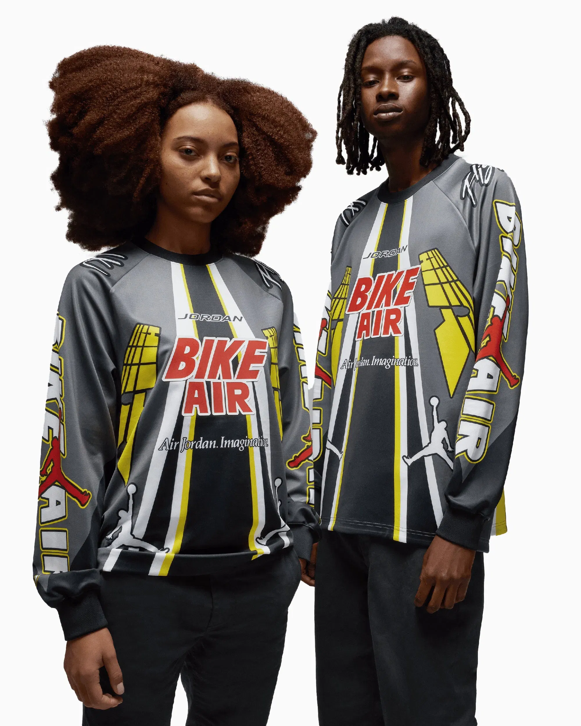 Air Jordan Camiseta Oversize Jordan x Nigel Sylvester Bike Men's Long Sleeve T-Shirt para hombre