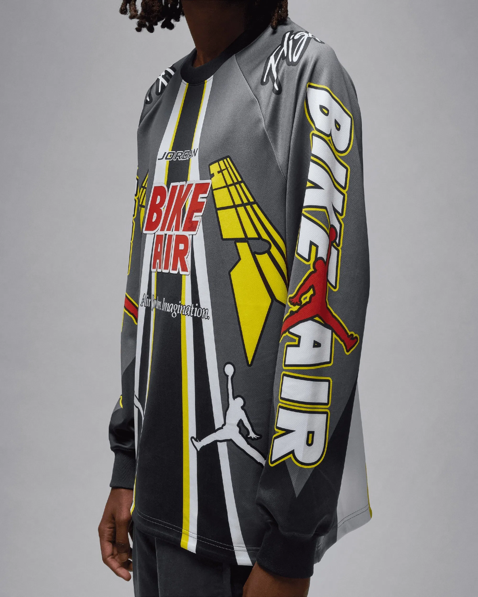 Air Jordan Camiseta Oversize Jordan x Nigel Sylvester Bike Men's Long Sleeve T-Shirt para hombre