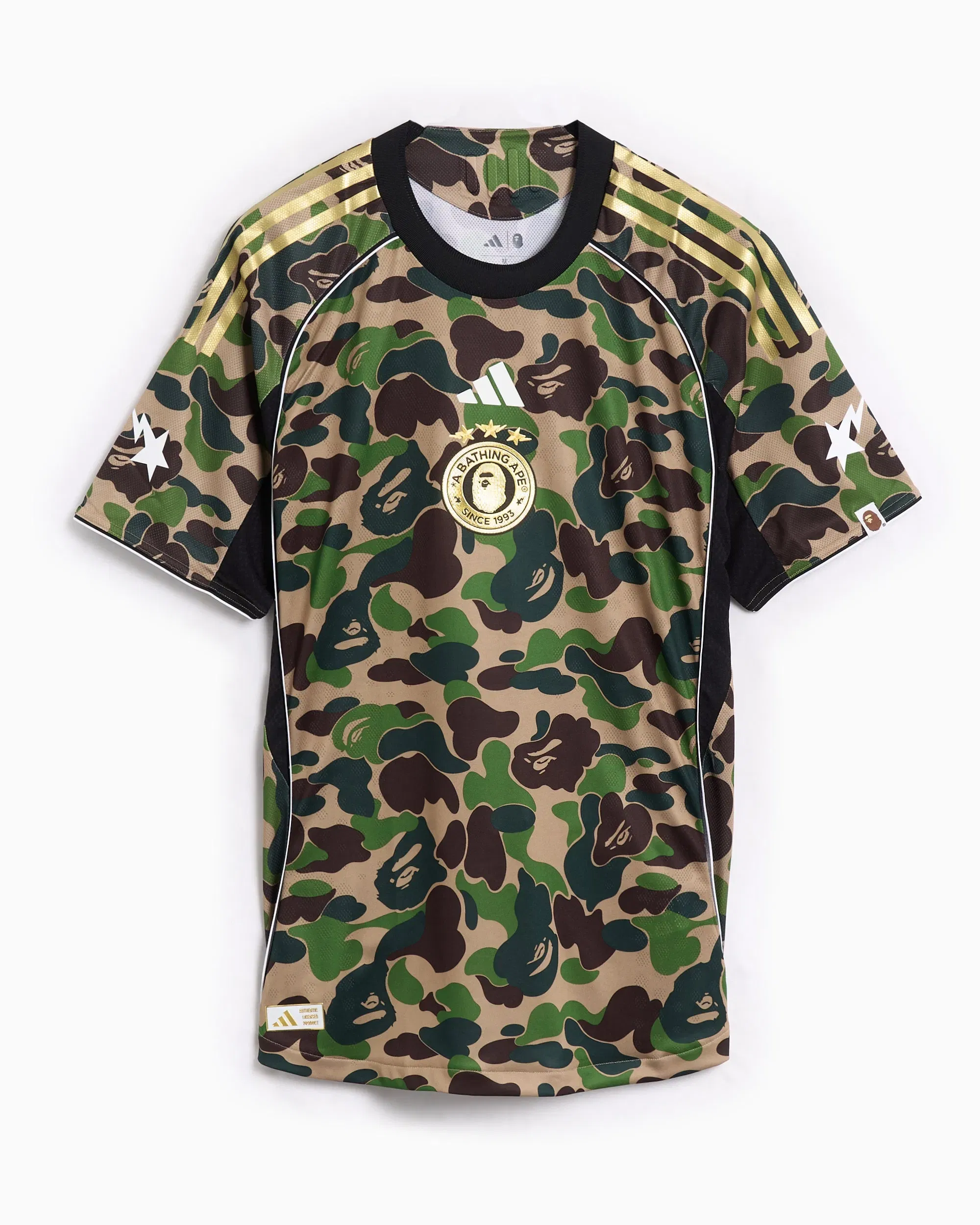 adidas Jersey T-Shirt con gráfico Slim adidas Originals x BAPE Football para hombre