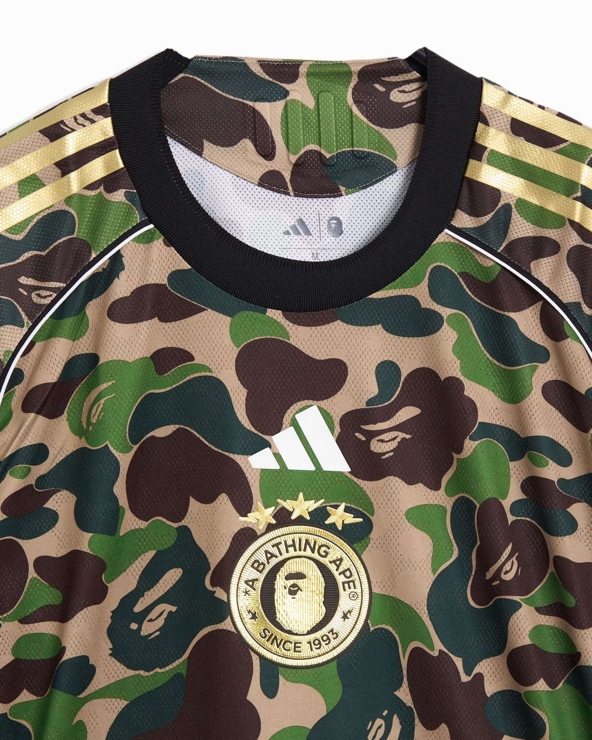 adidas Jersey T-Shirt con gráfico Slim adidas Originals x BAPE Football para hombre