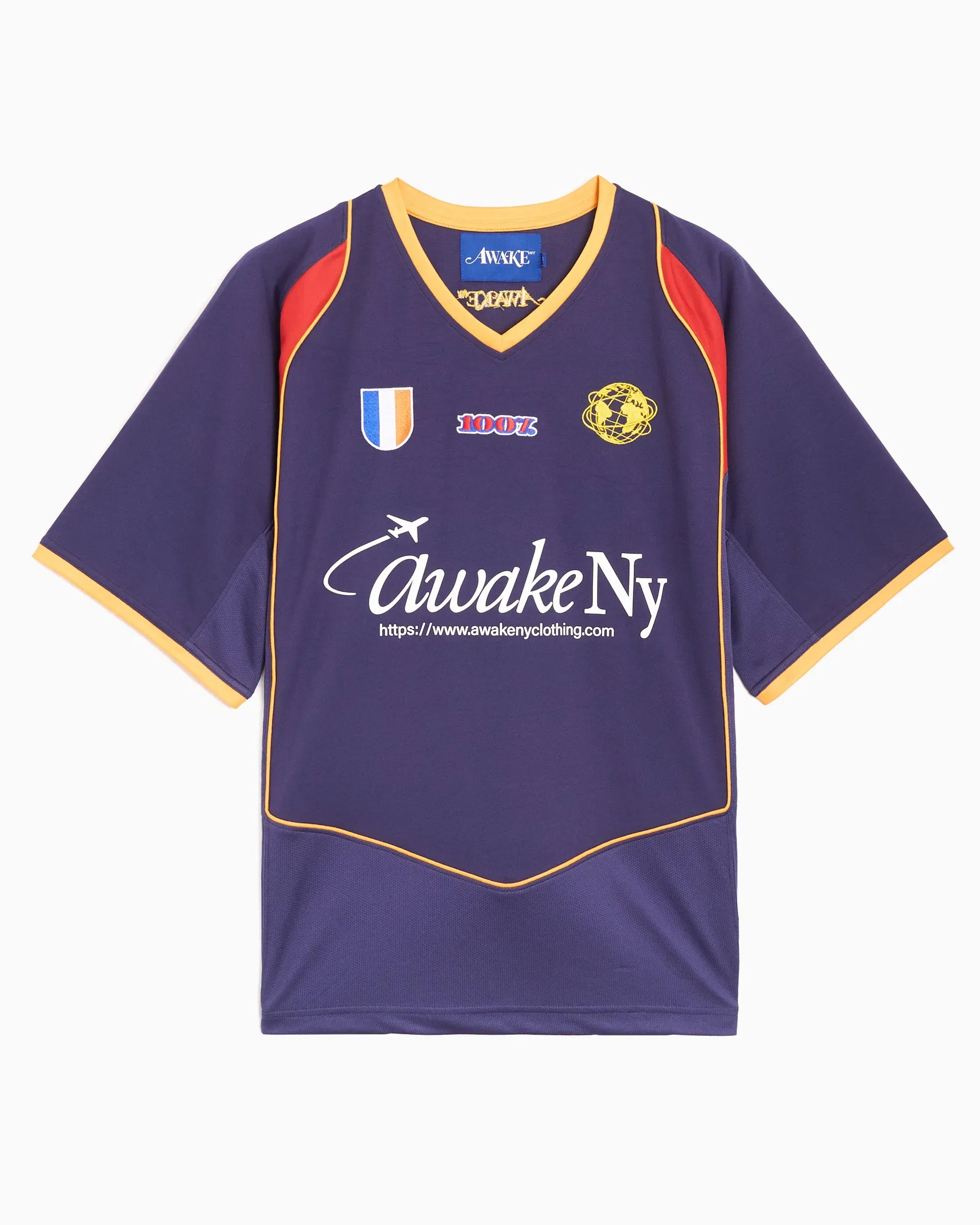 Awake NY Jersey T-Shirt con gráfico Relaxed Awake NY Unisphere Warm Up para hombre