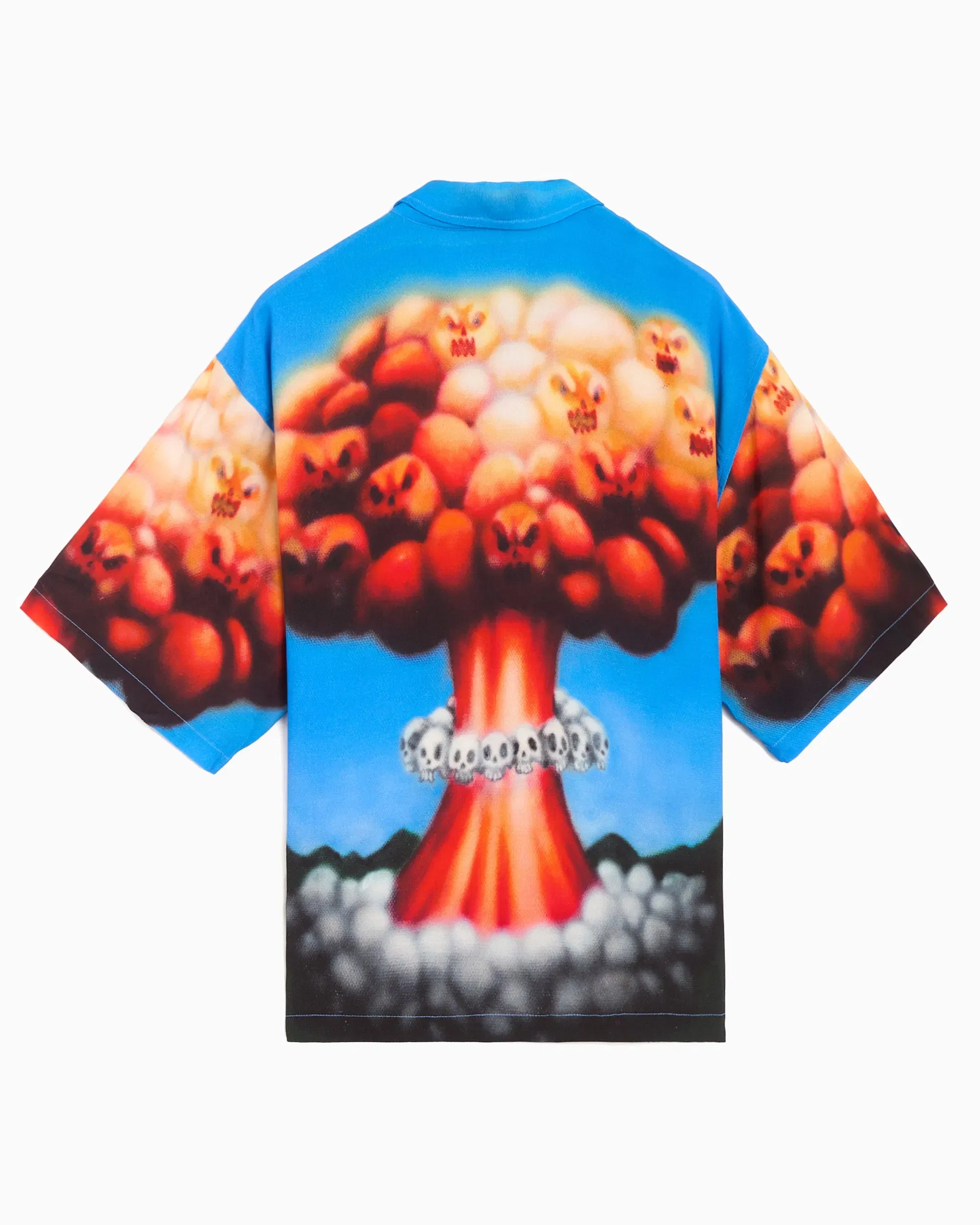 Brain Dead Jersey T-Shirt con gráfico Relaxed Brain Dead Explosion para hombre