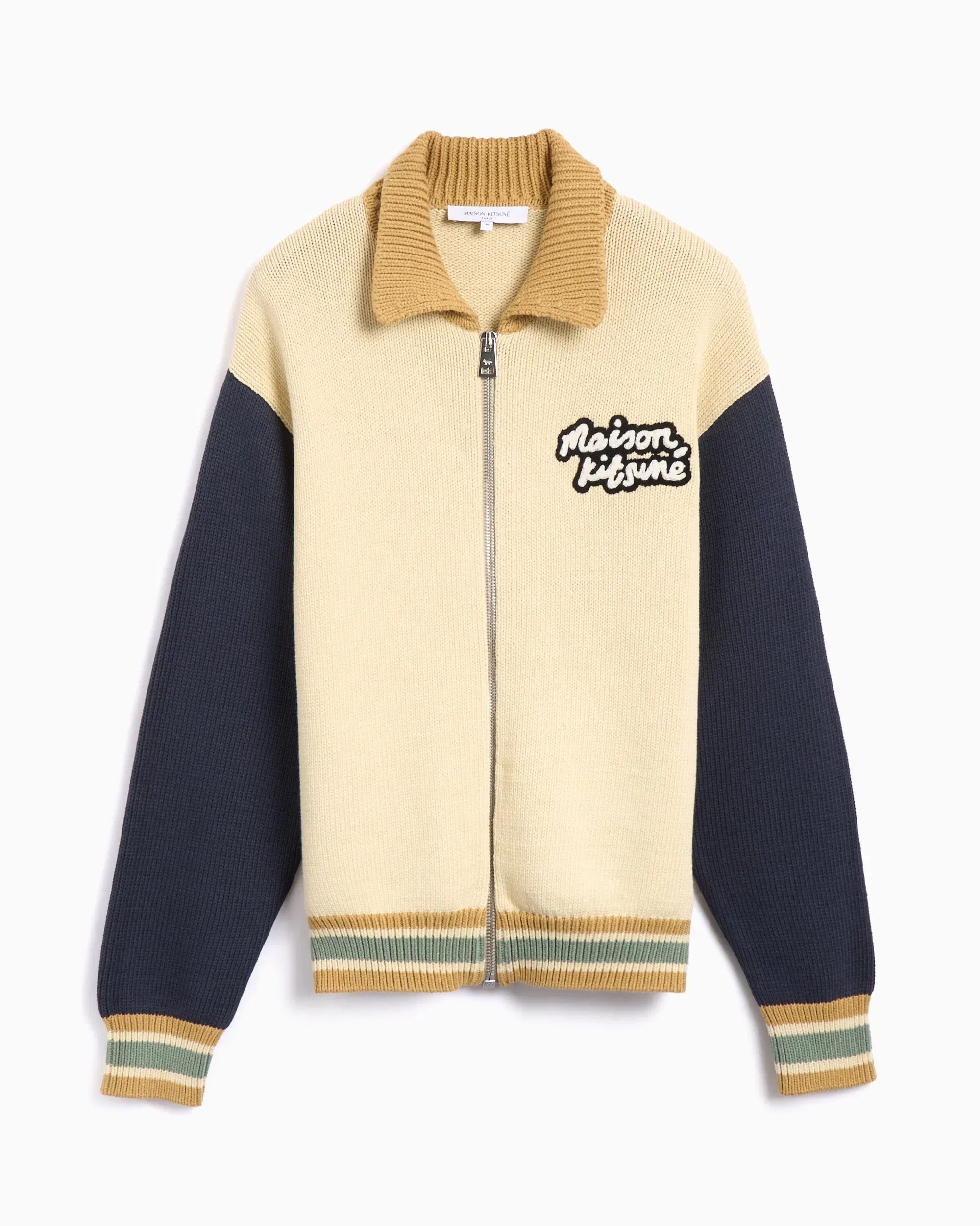 Maison Kitsuné Cardigan Maison Kitsuné Maison Kitsuné Knitted College Men's Cardigan para hombre