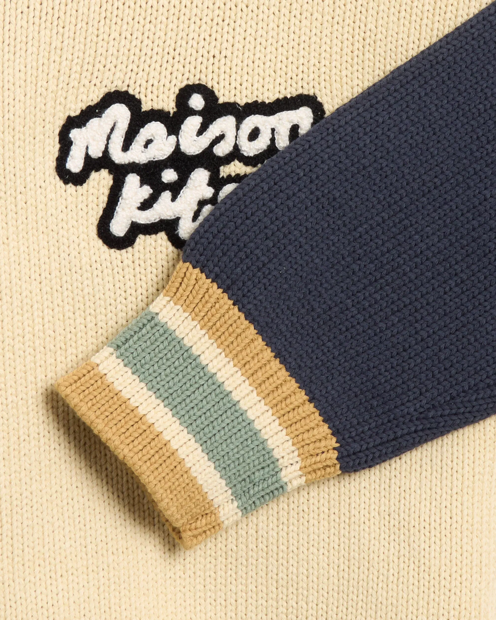 Maison Kitsuné Cardigan Maison Kitsuné Maison Kitsuné Knitted College Men's Cardigan para hombre