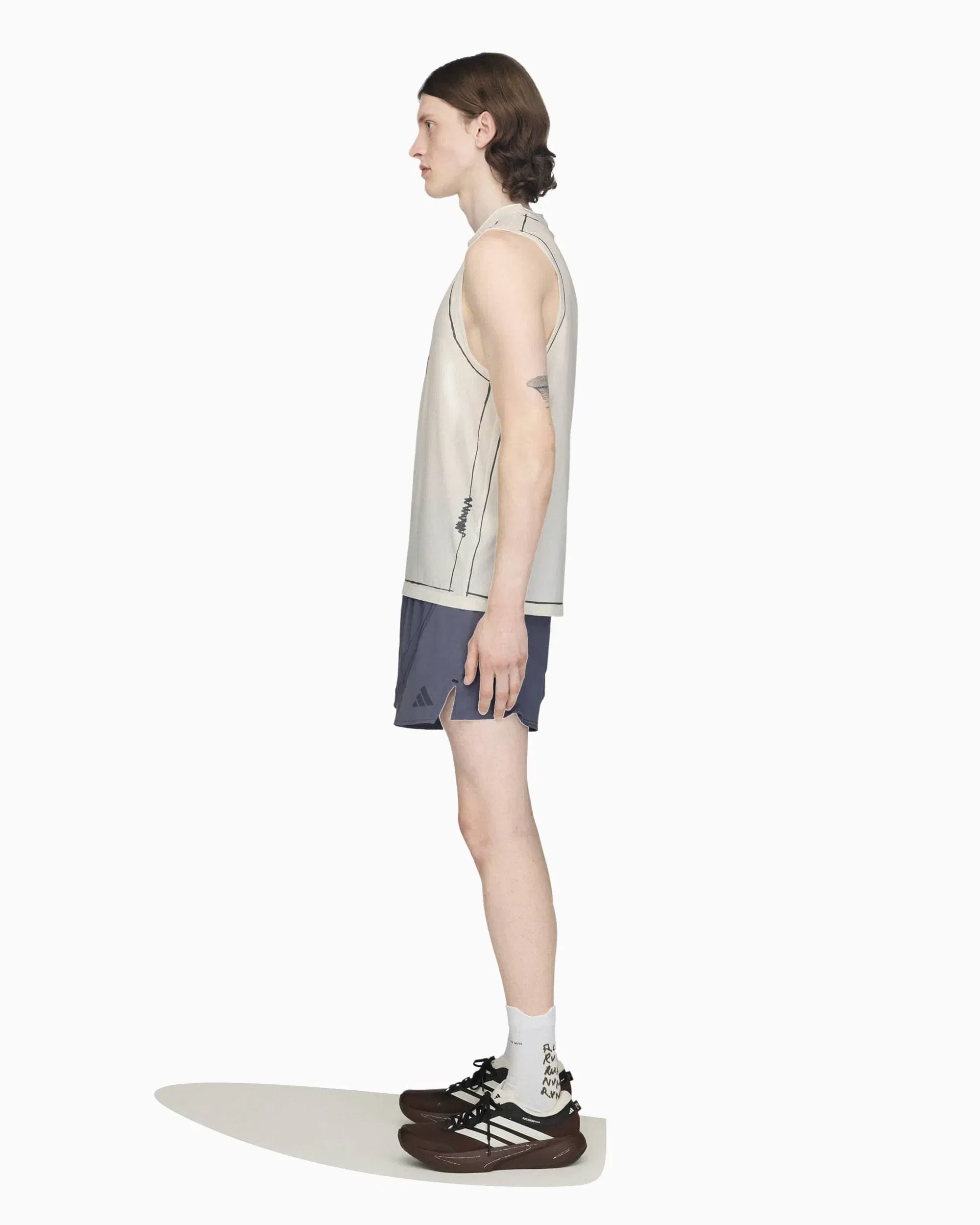 adidas Tank Top con gráfico adidas Performance x Song For The Mute Running adi365 para hombre