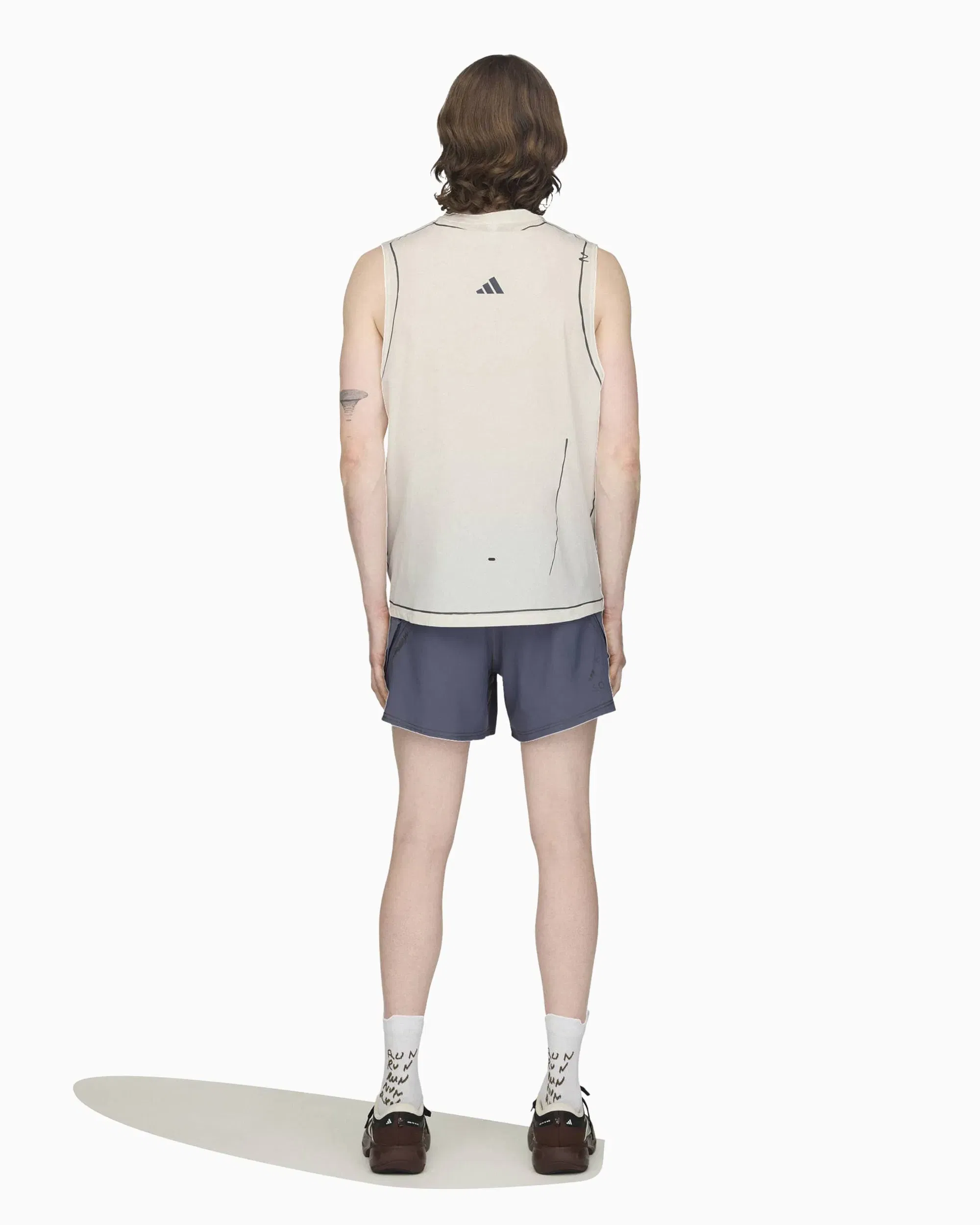 adidas Tank Top con gráfico adidas Performance x Song For The Mute Running adi365 para hombre