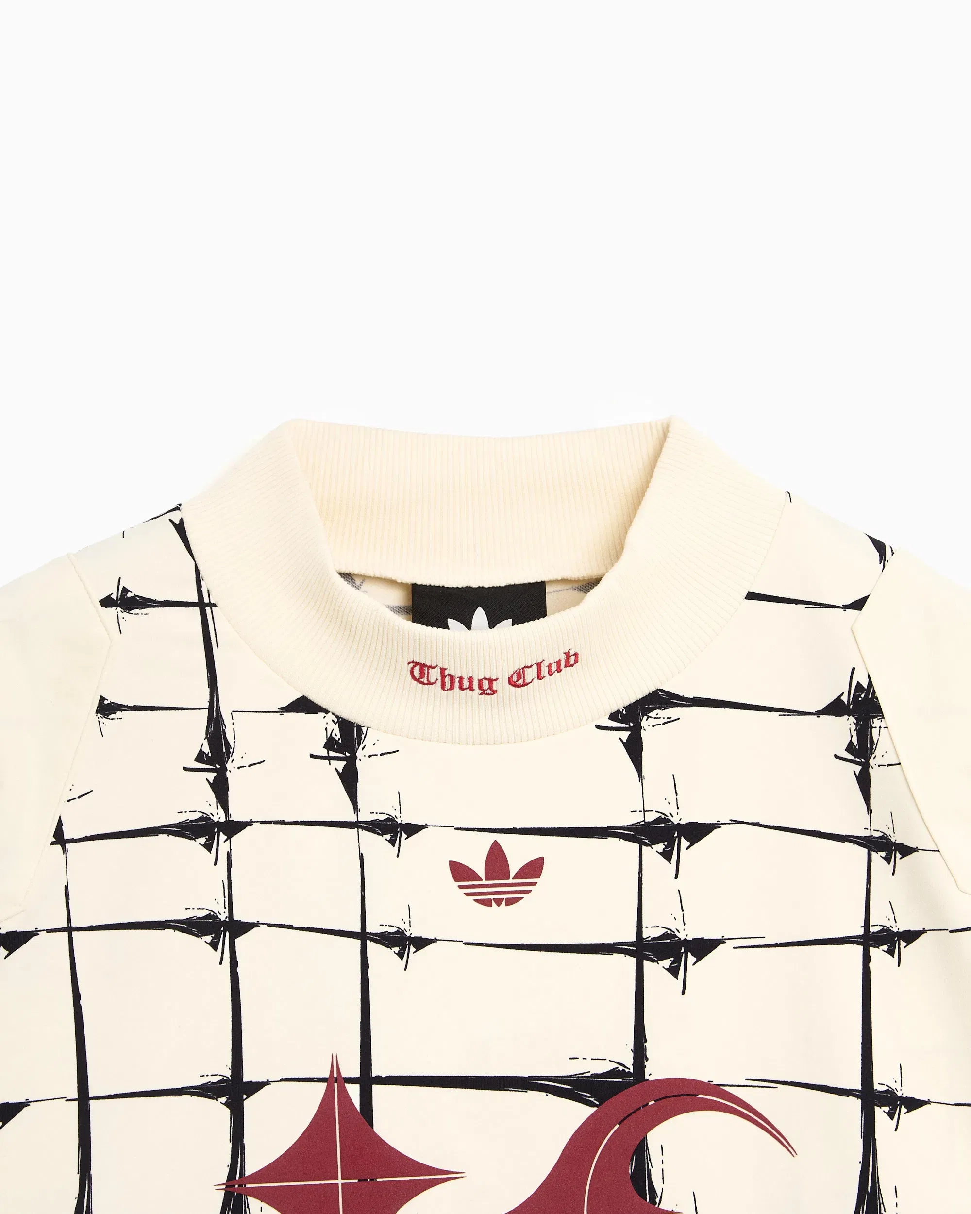 adidas Jersey T-Shirt con gráfico Relaxed de manga larga adidas Originals x Thug Club Goalie para hombre