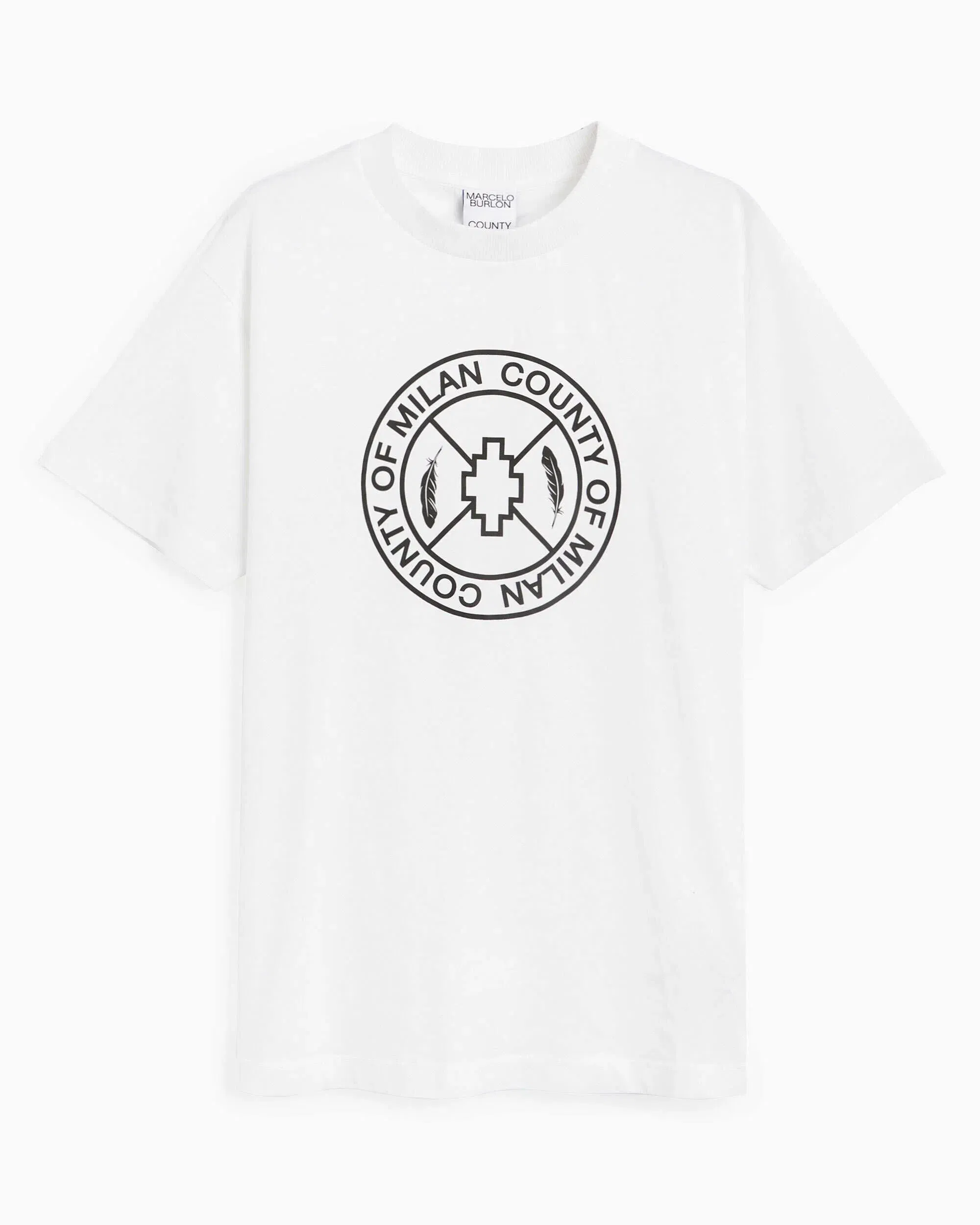 Marcelo Burlon Camiseta Marcelo Burlon County Of Milan Skate Cross Men's Regular T-Shirt para hombre