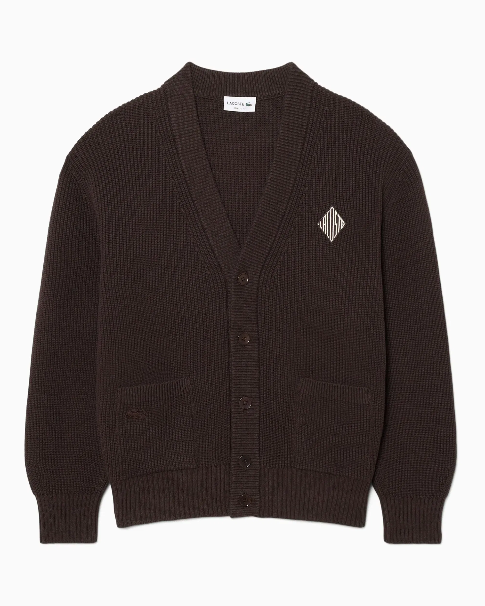 Lacoste Cardigan con logo Relaxed Lacoste Retro para hombre