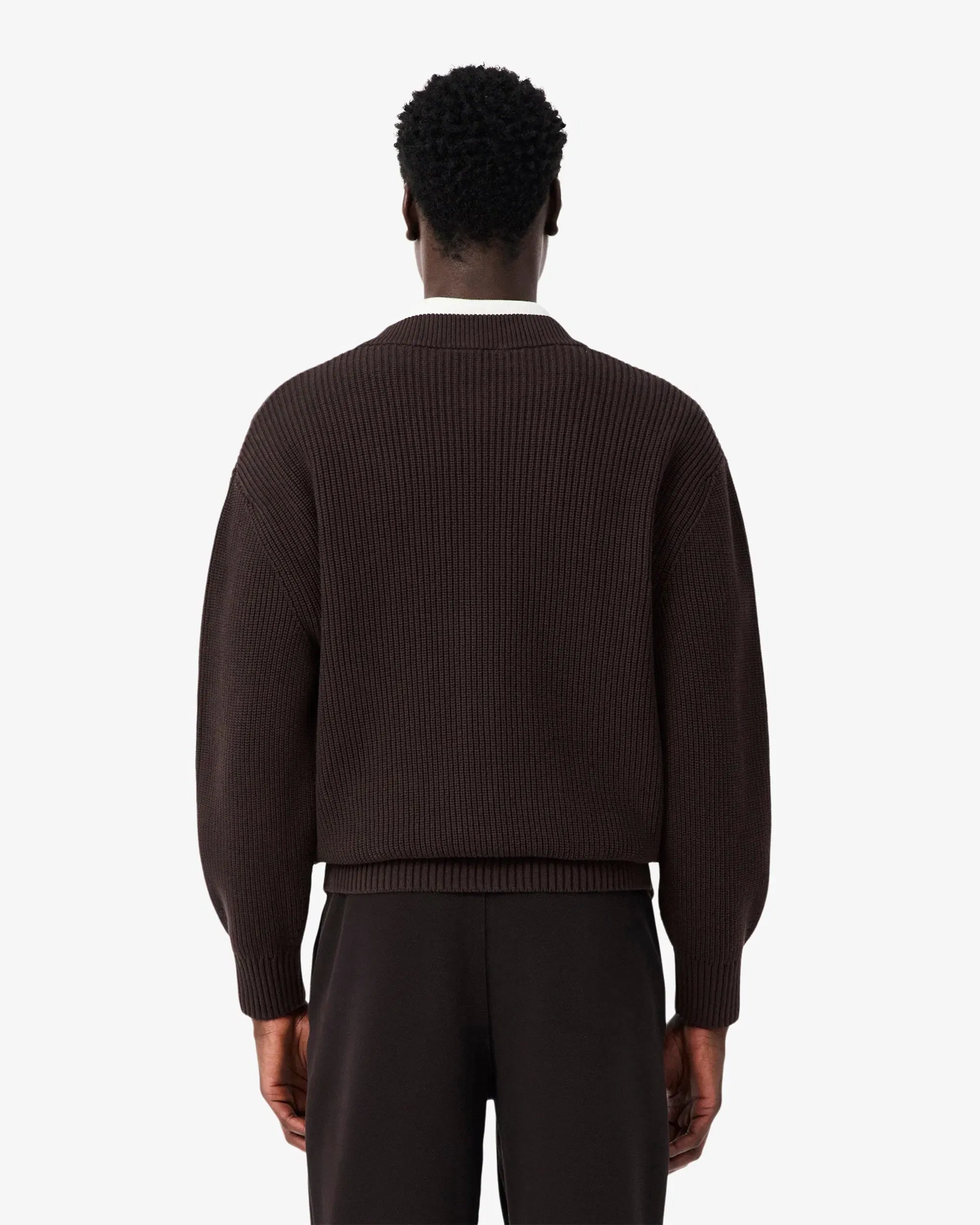 Lacoste Cardigan con logo Relaxed Lacoste Retro para hombre