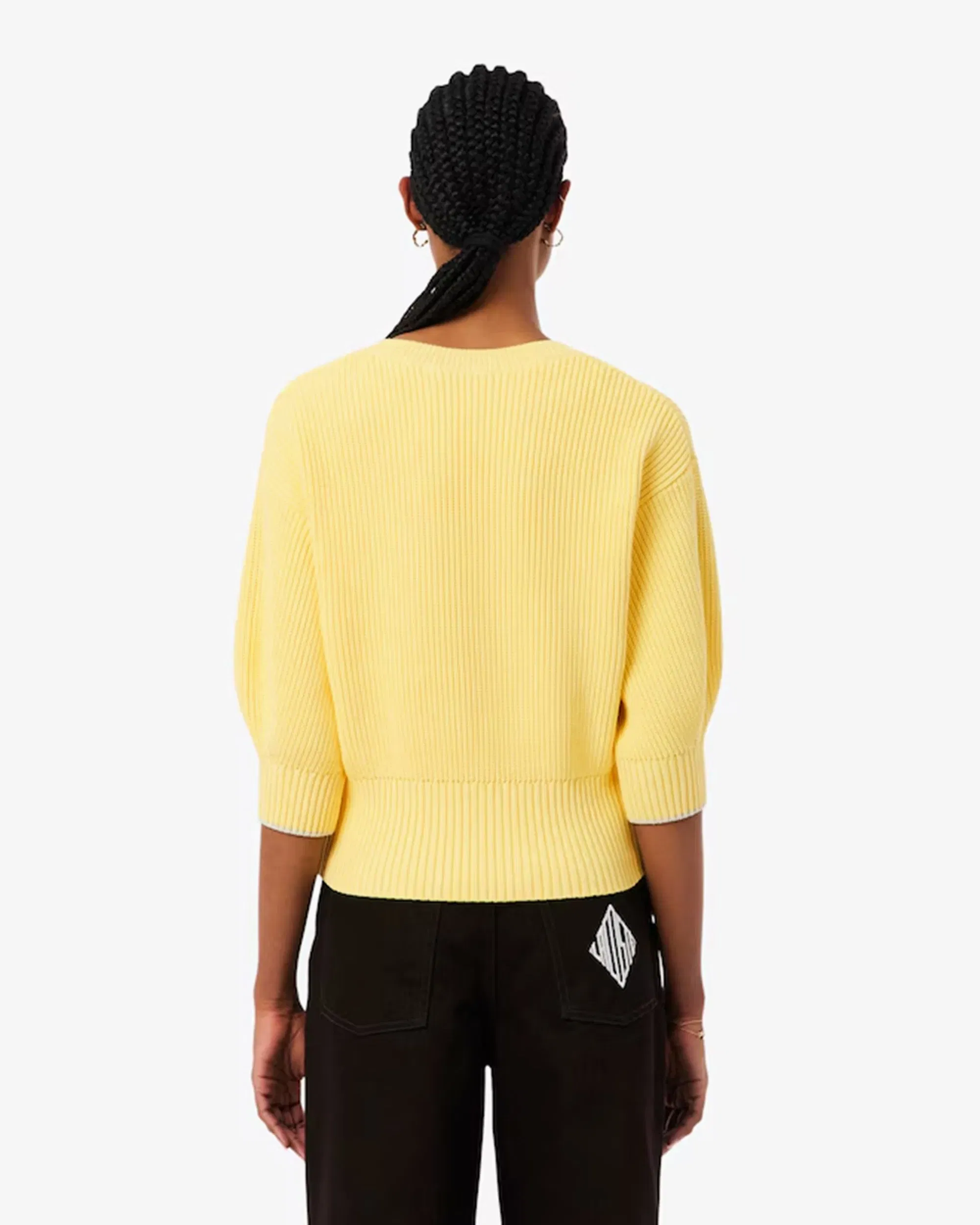 Lacoste Jersey Relaxed de cuello redondo Lacoste para mujer