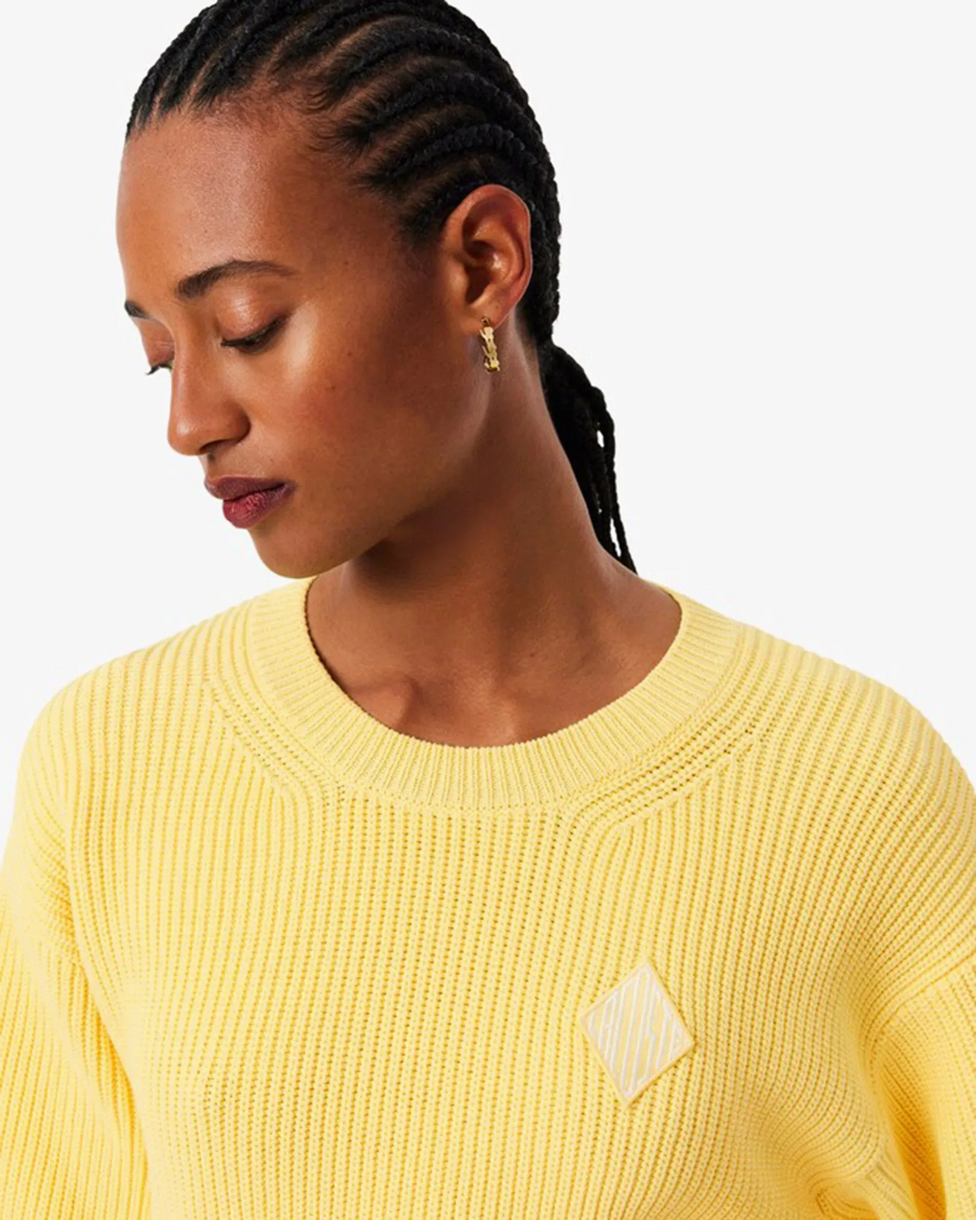 Lacoste Jersey Relaxed de cuello redondo Lacoste para mujer